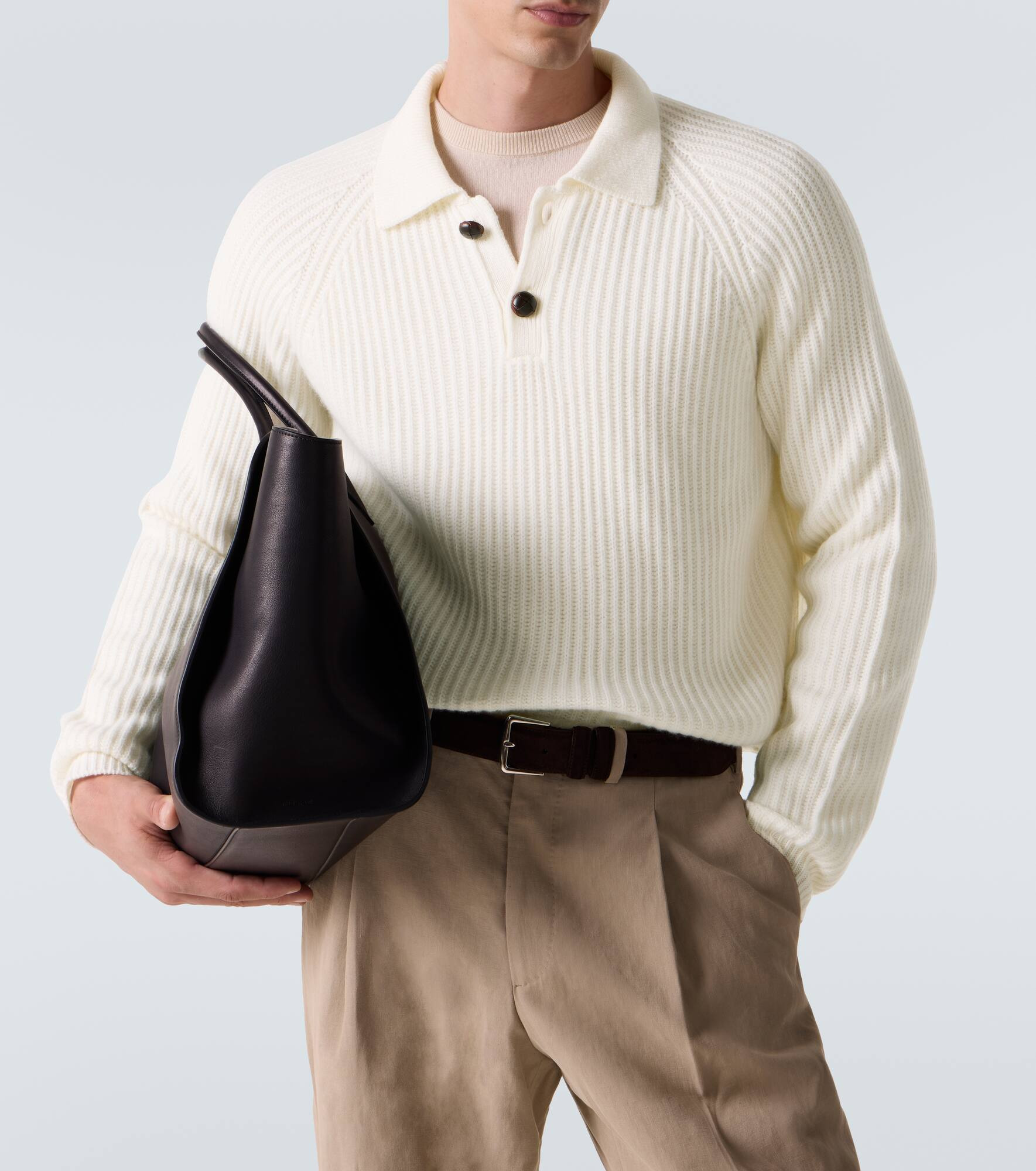 Mr Darius cashmere polo sweater - 5