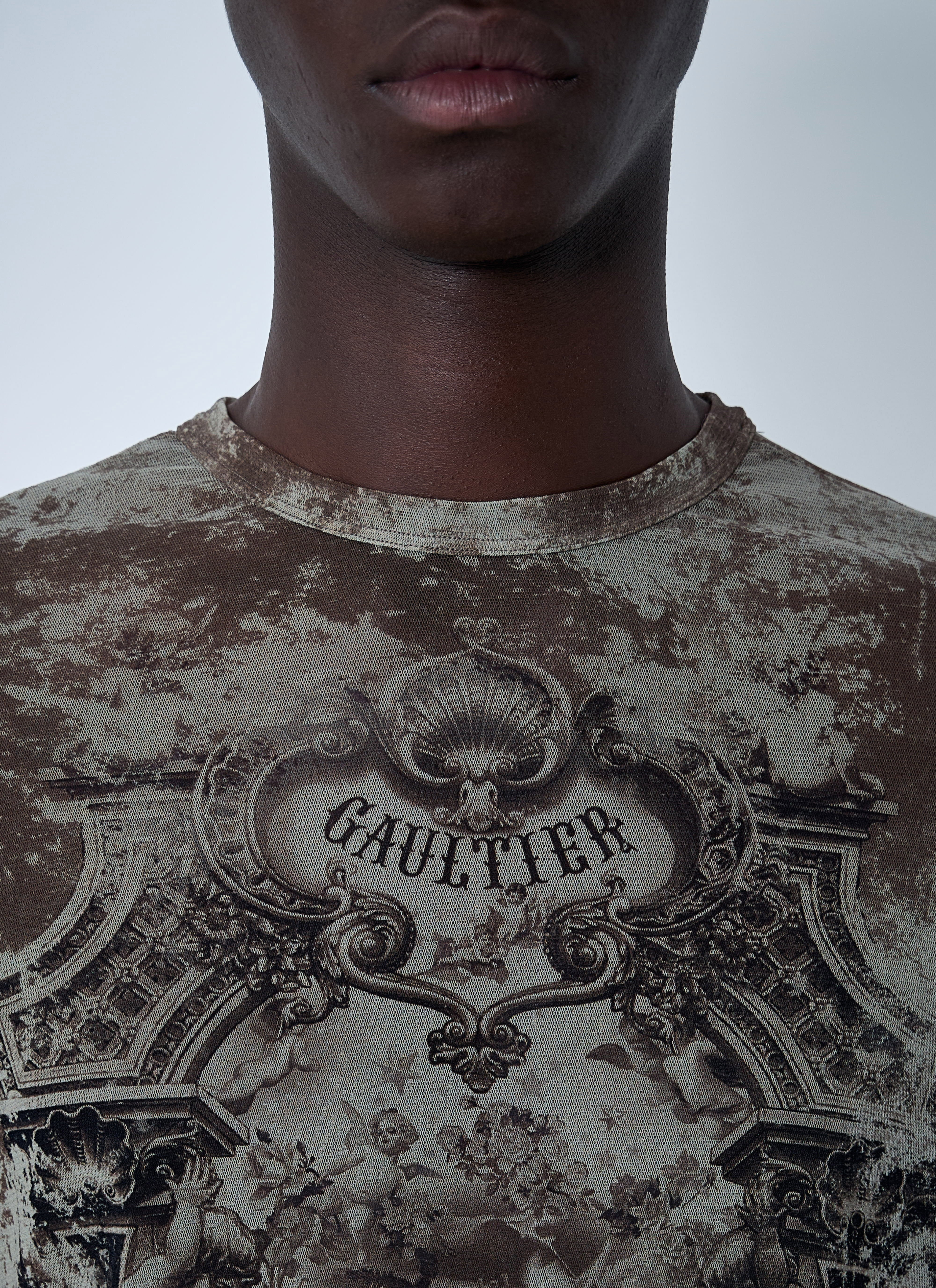 Jean Paul Gaultier Men Médaillon Mesh Top - 6