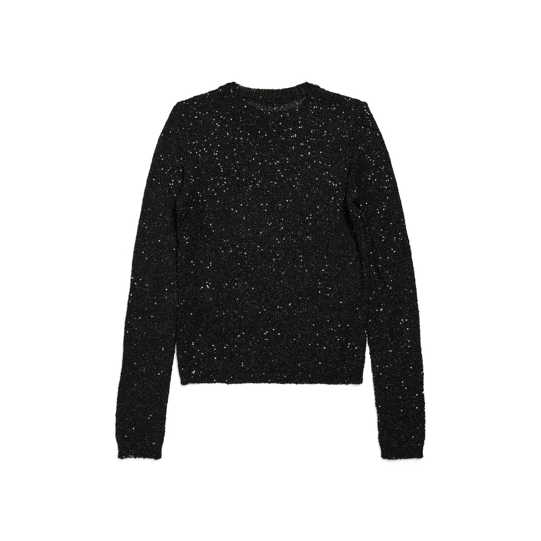 Women's Fitted Crewneck in Black - 2