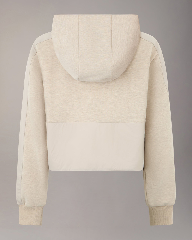 MIXED MEDIA NEOPRENE HOODIE 6