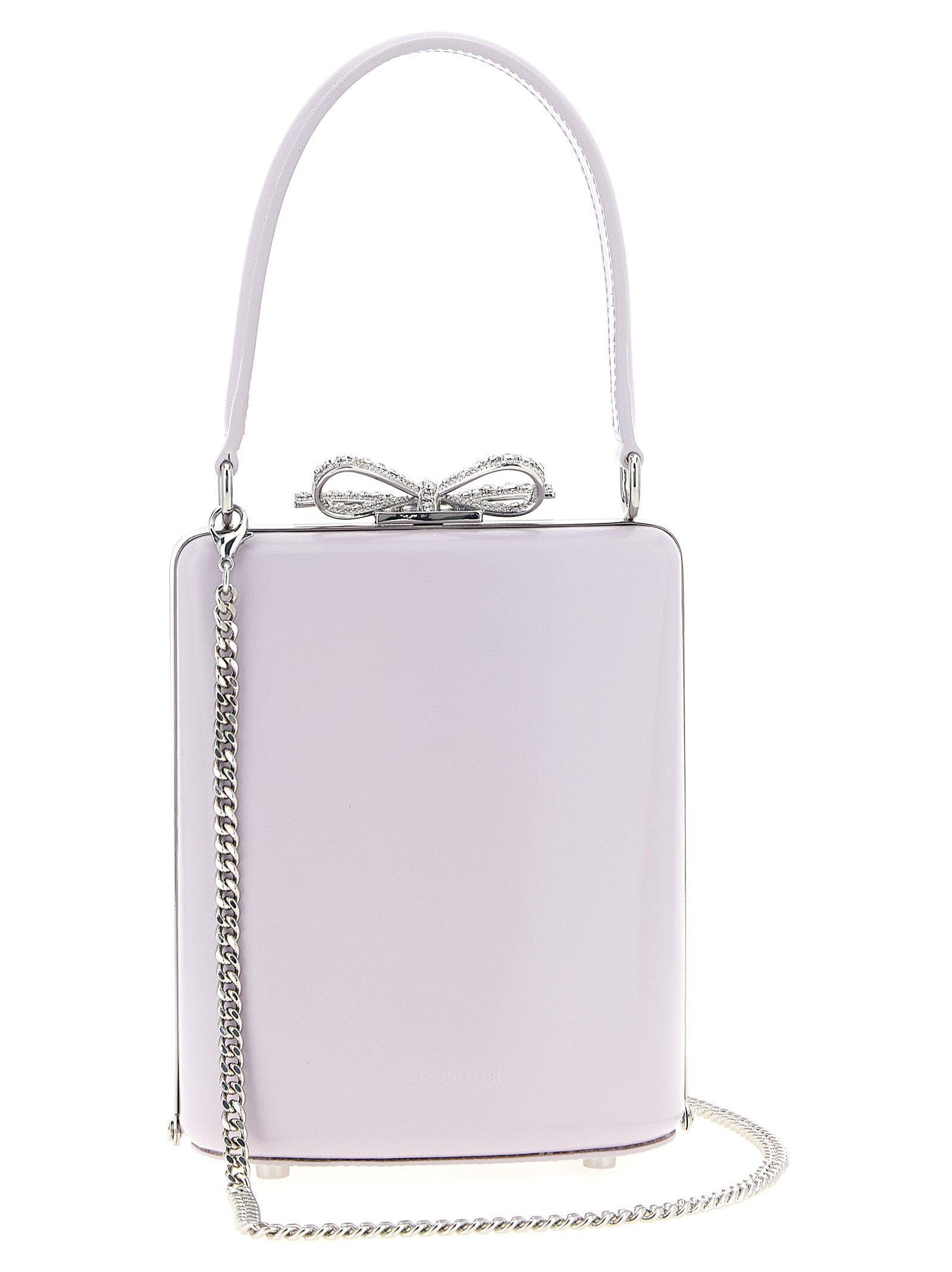 Self Portrait Women 'Lilac Leather Mini Bow' Handbag - 2