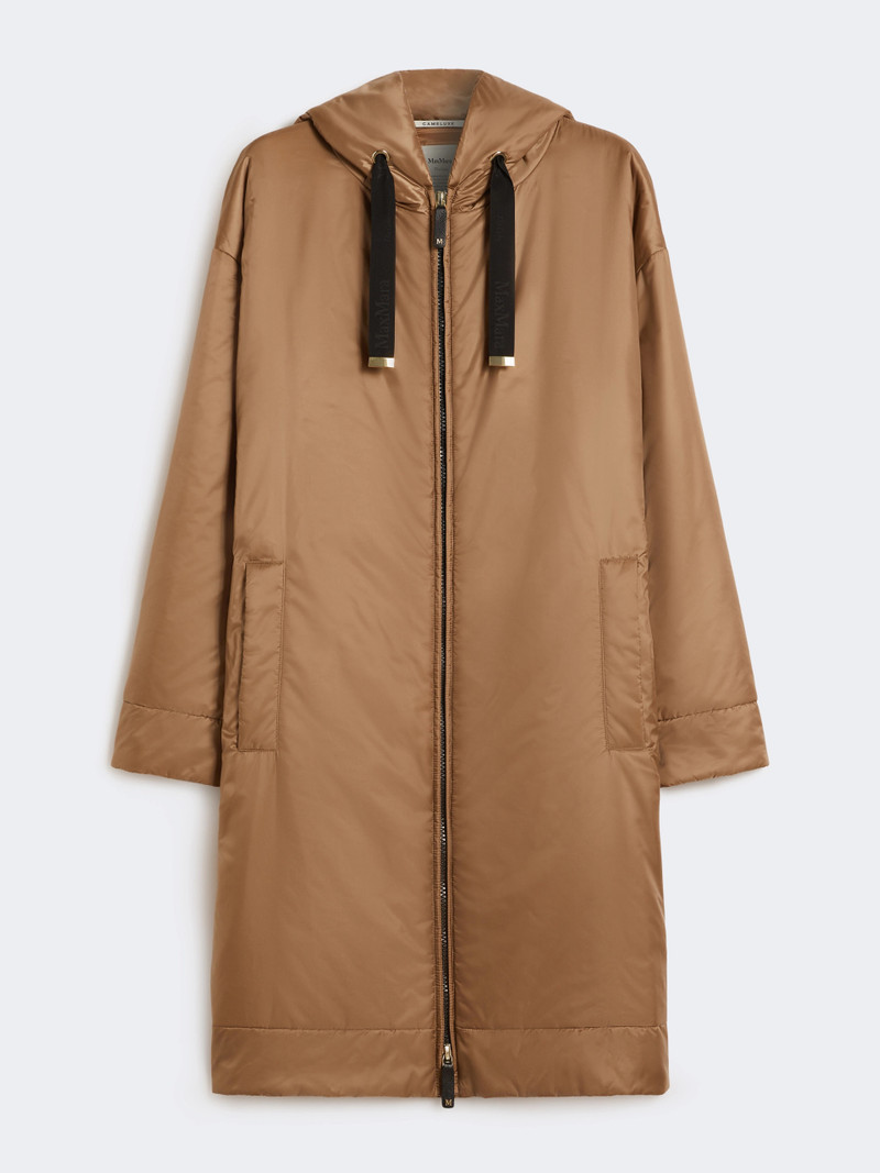 DIONISO Water-repellent canvas padded parka - CAMEL 1