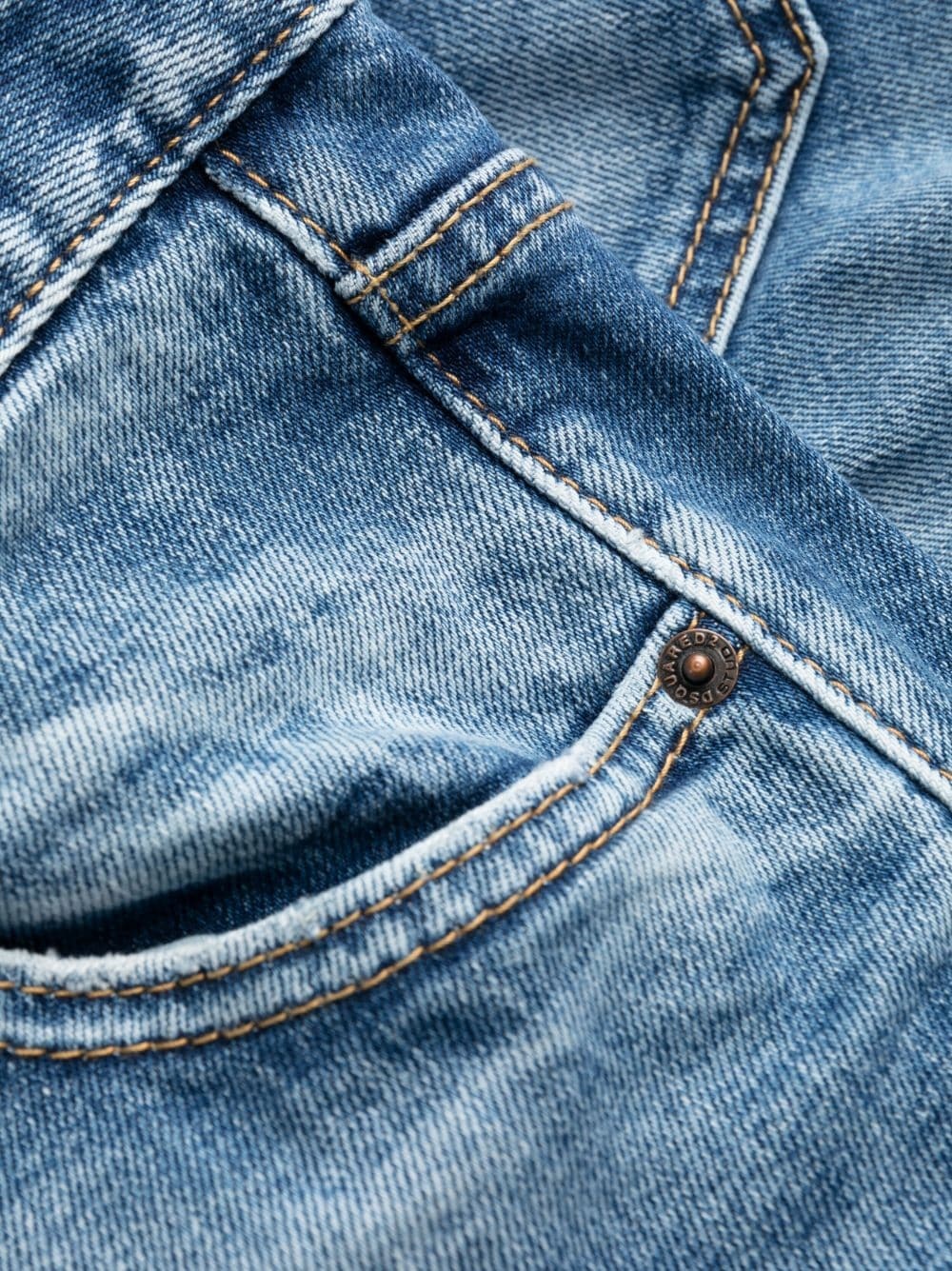 logo-patch tapered jeans - 5