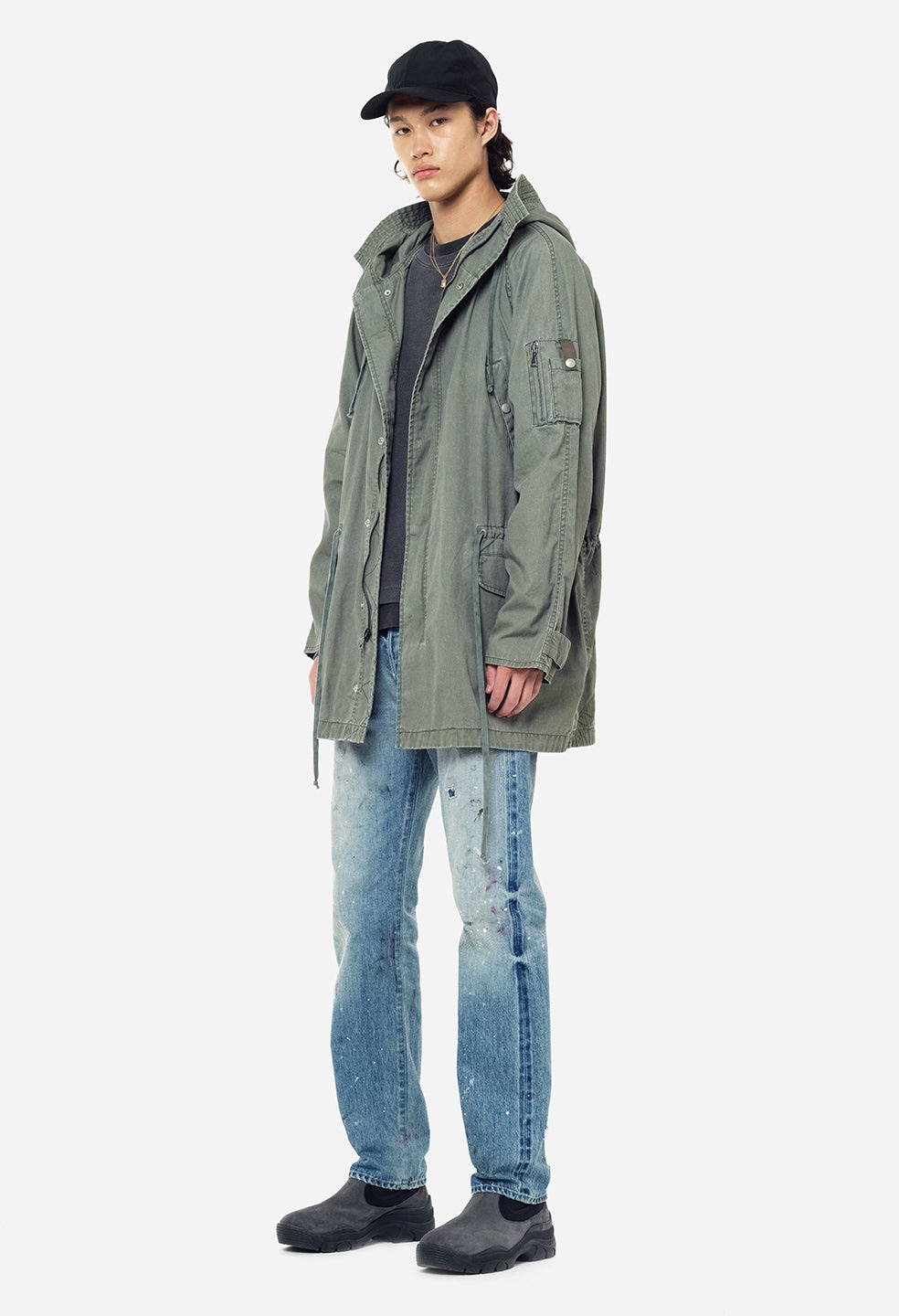 COTTON POPLIN FRAME II PARKA - 4