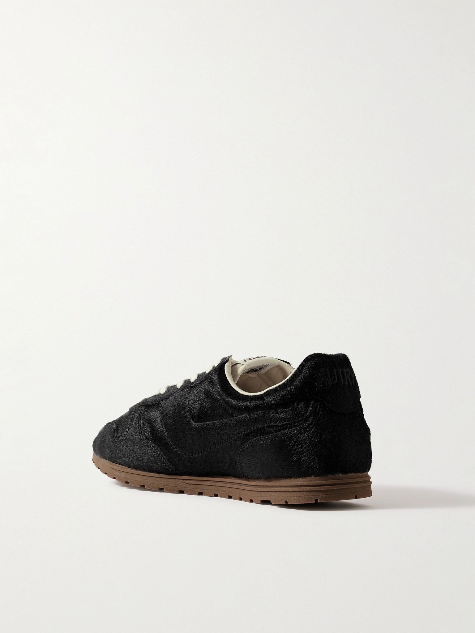Windspin Pony Hair Sneakers Black - 4