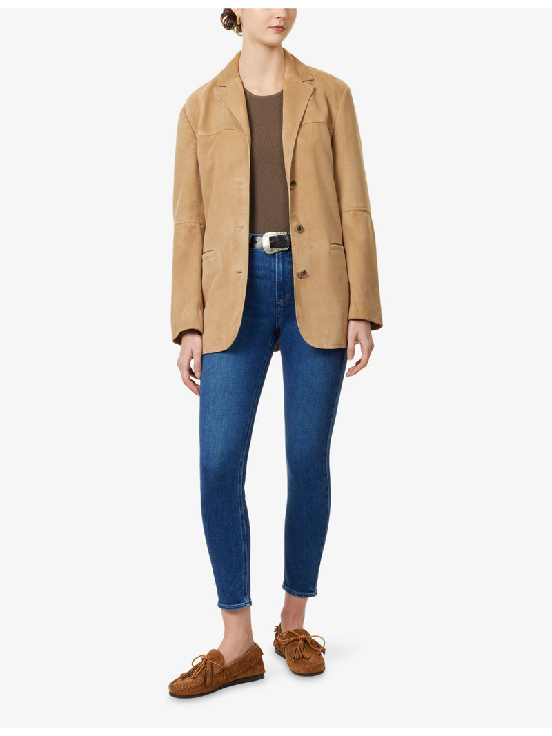 PAIGE Hoxton Ankle Skinny Stretch-Denim Jeans outlook