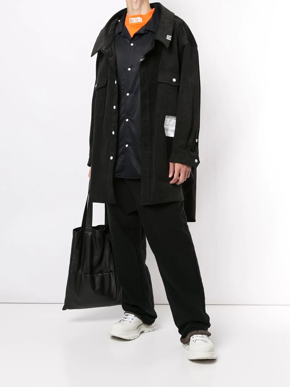 Double Face oversized shirt - 2