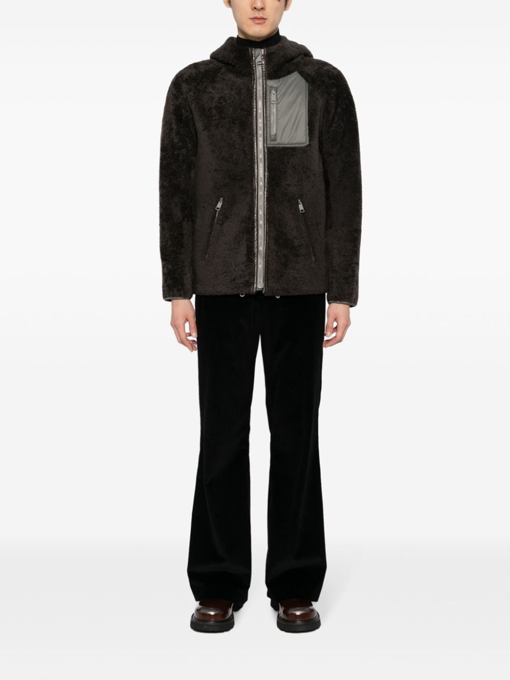 reversible hooded parka - 6