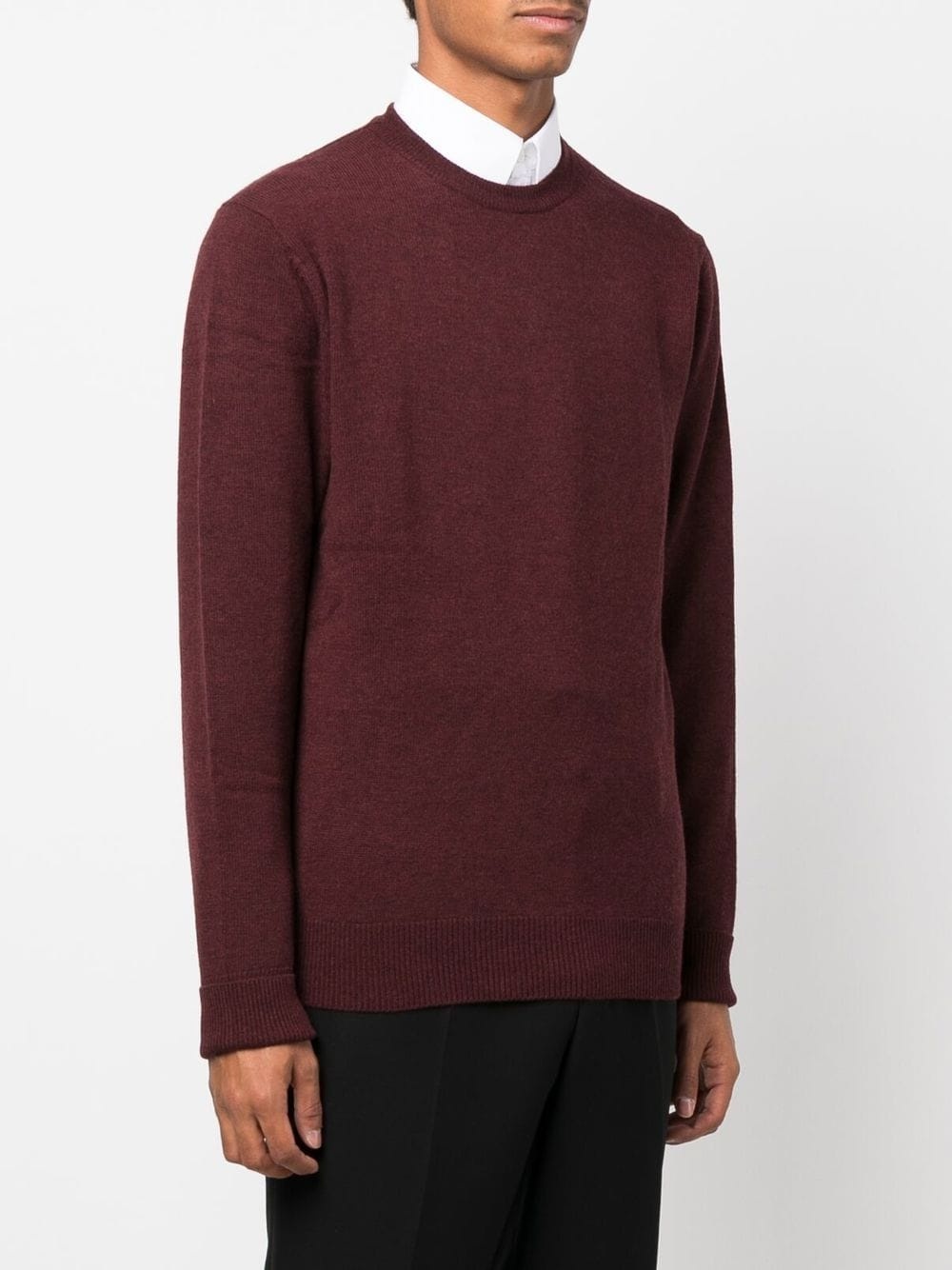 crew-neck long-sleeve jumper - 3