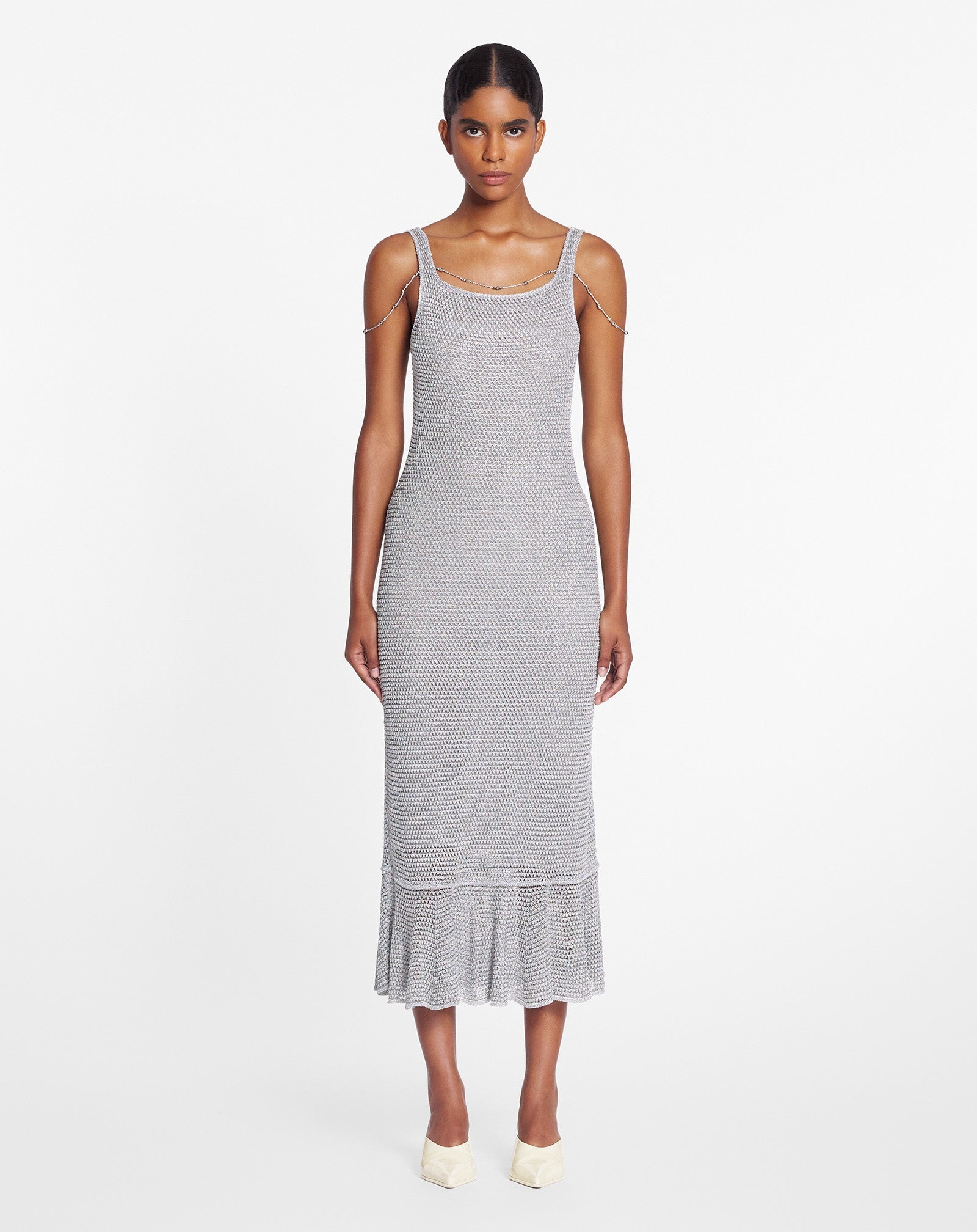 LONG SLEEVELESS DRESS - 2