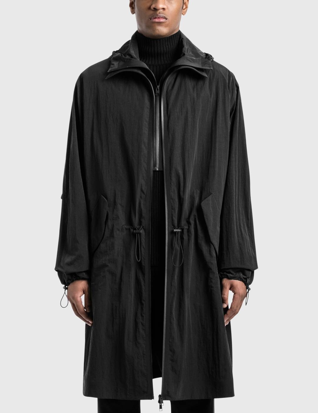 Washed Nylon Parka - 4