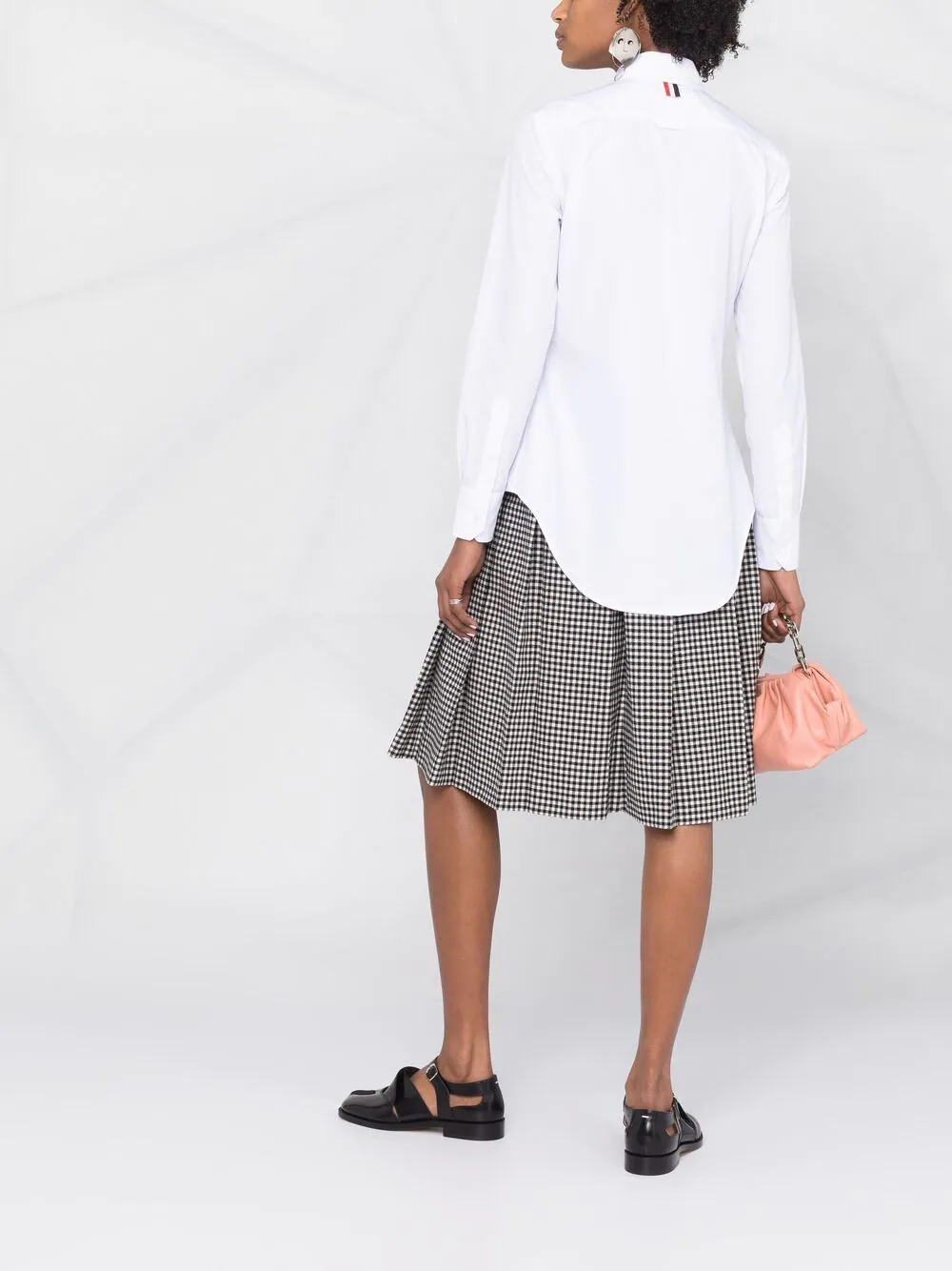 Classic Long Sleeve Button Down Top - 4