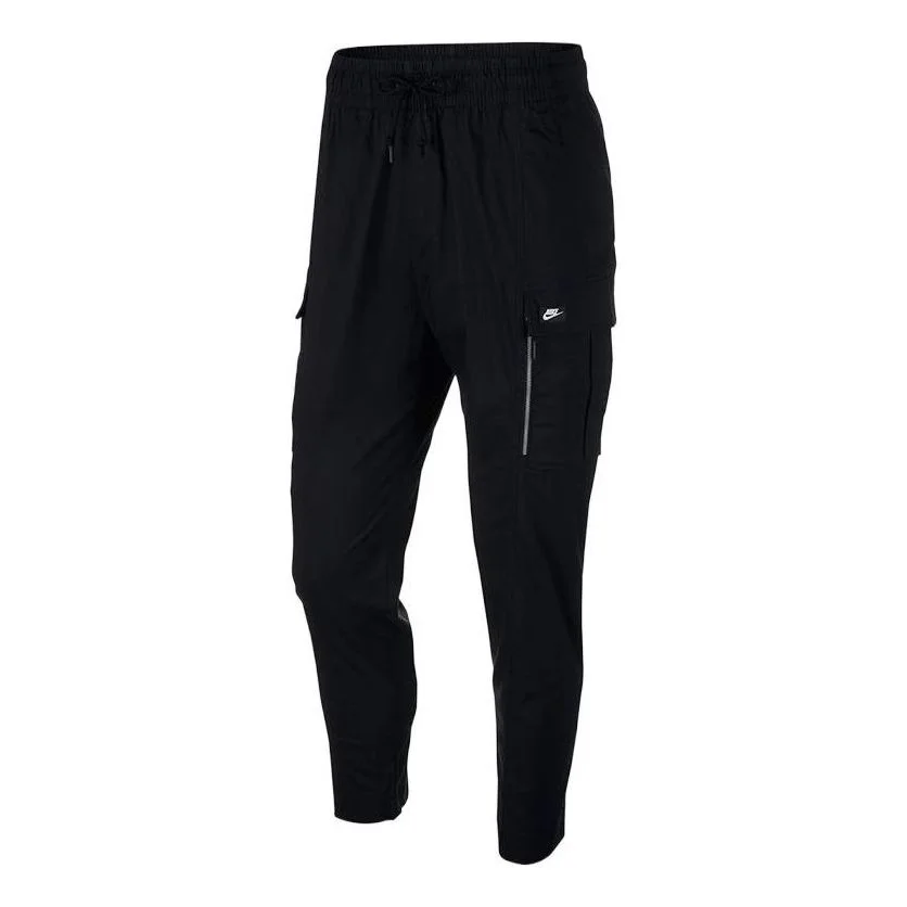 Men's Nike Sportswear Cargo Big Pocket Casual Black Long Pants/Trousers BV3128-010 - 1