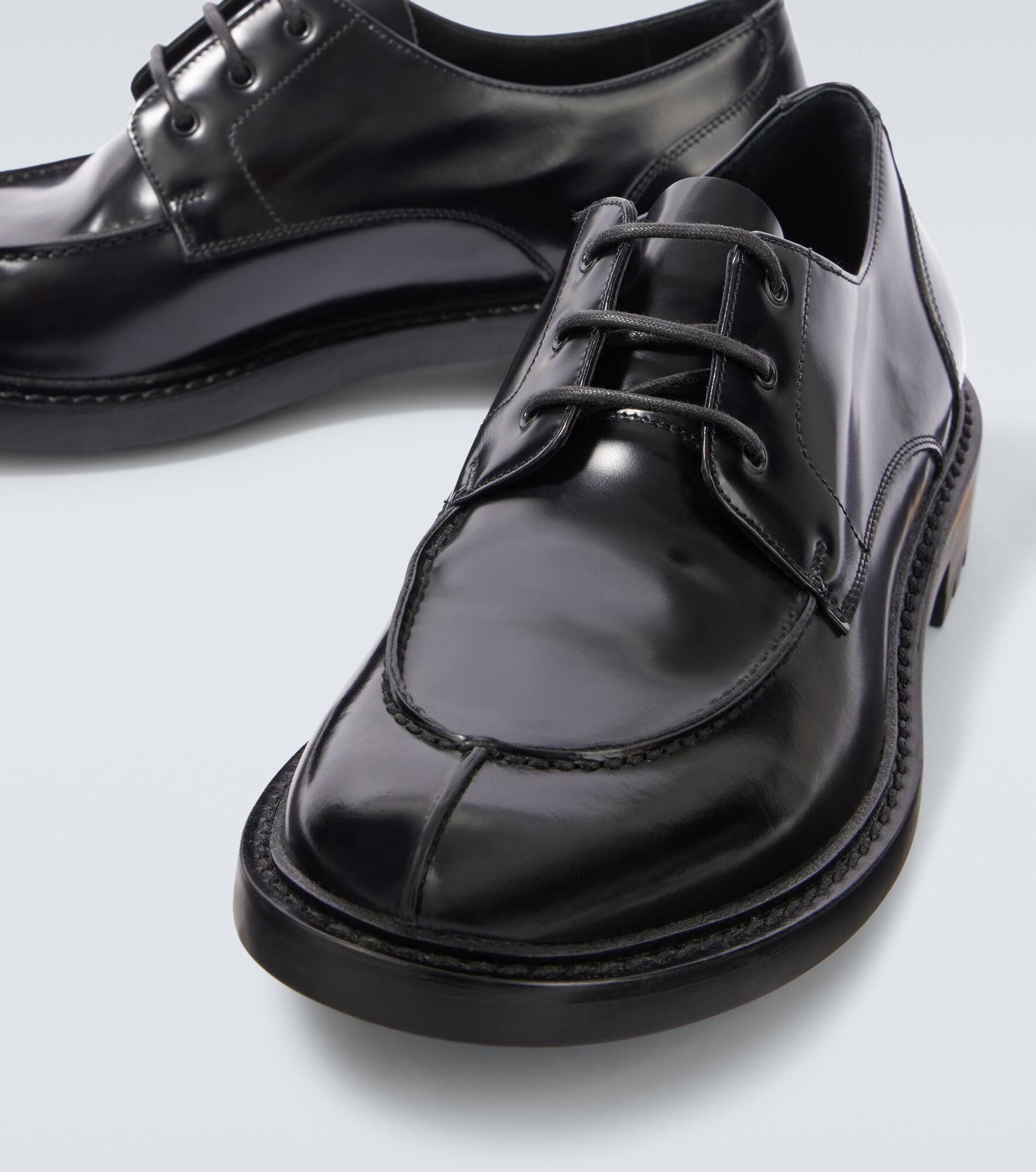 Lino leather derby shoes - 3