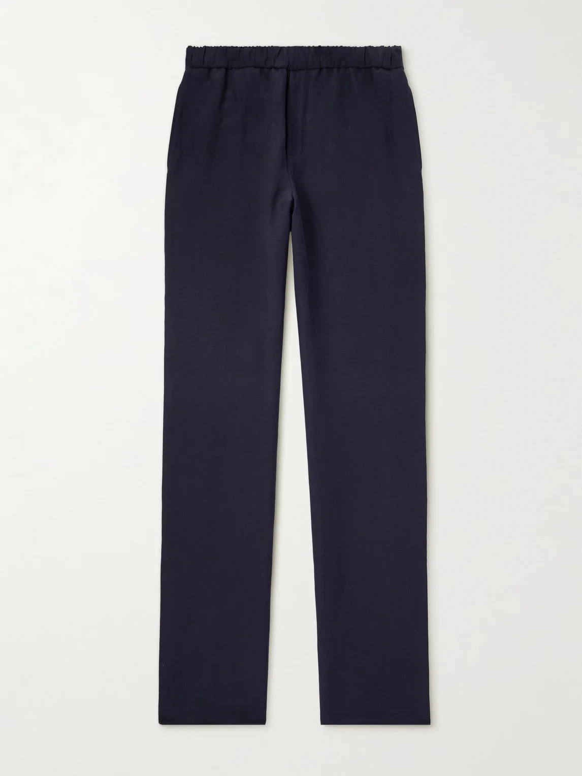 Maryln Straight-Leg Linen and Silk-Blend Trousers - 1