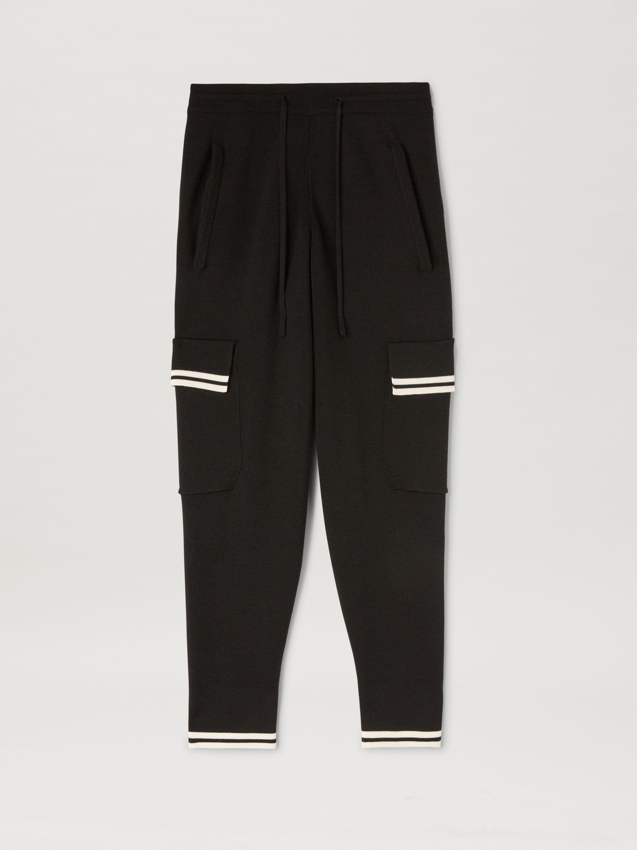 TRACK MINI BAND KNIT CARGO PANTS - 1