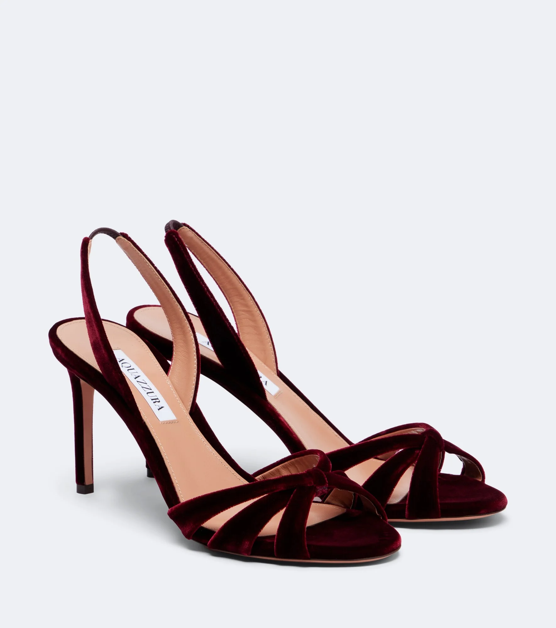Tati velvet slingback sandals - 1