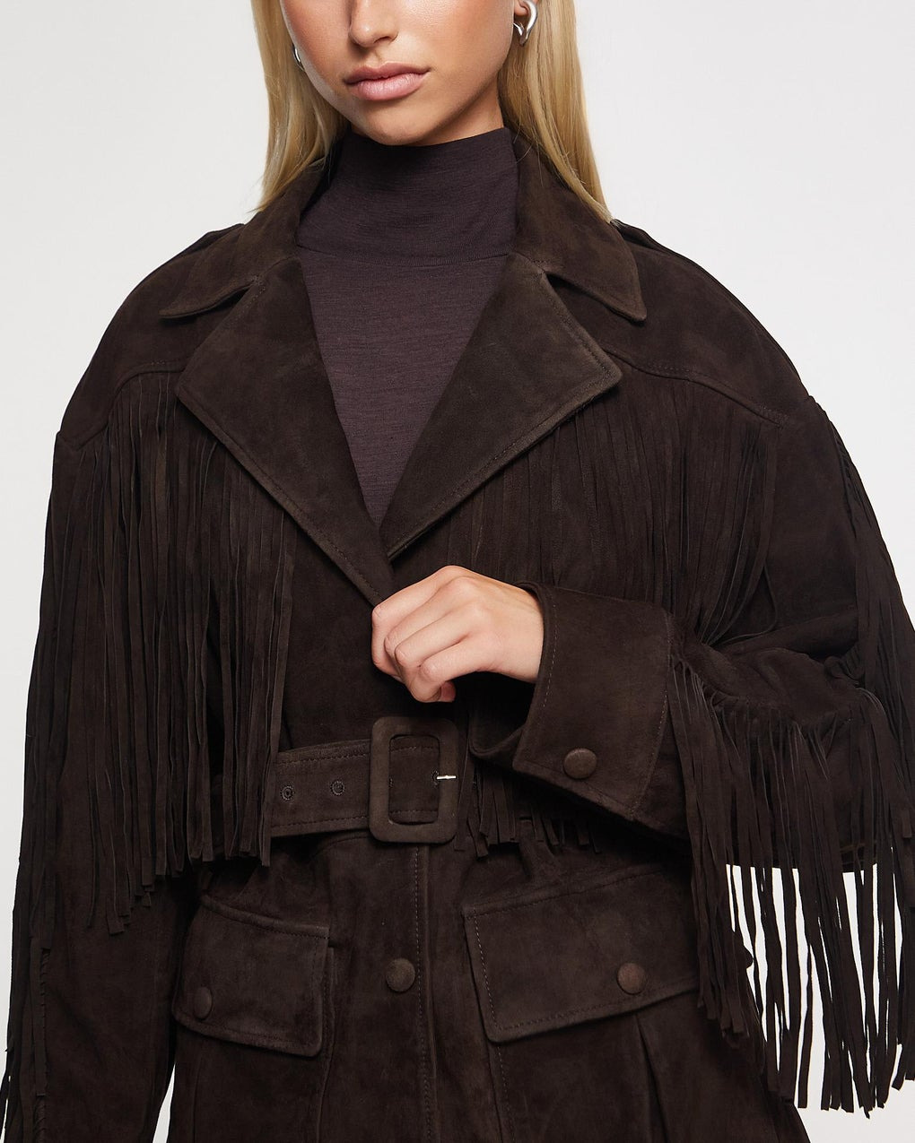 Jacket Cassidy Suede Mocca - 5