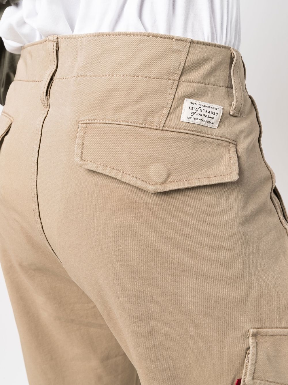 multi-pocket cotton cargo trousers - 5