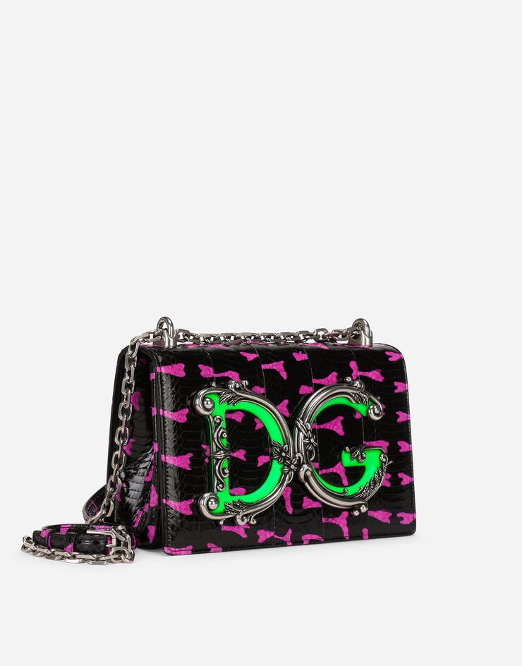 DG Girls crossbody bag in printed elaphe - 3