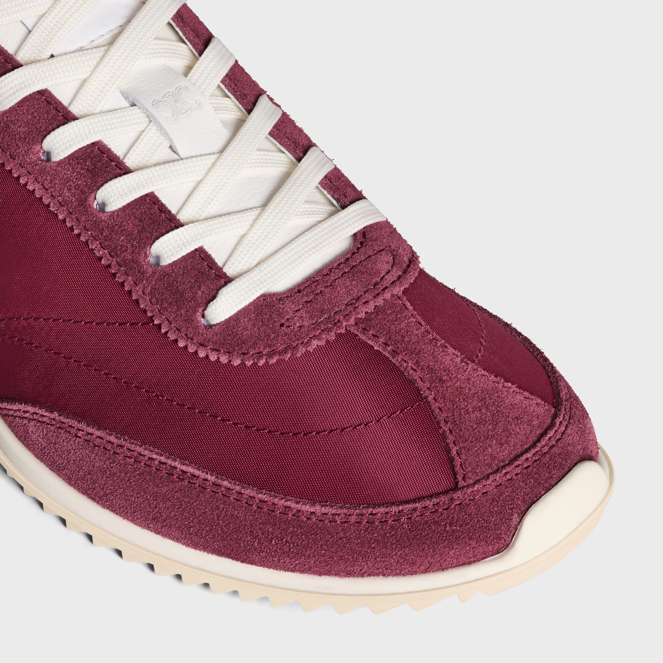 CELINE RACER - LOW TOP SNEAKER IN NYLON, SUEDE CALFSKIN AND CALFSKIN - 4