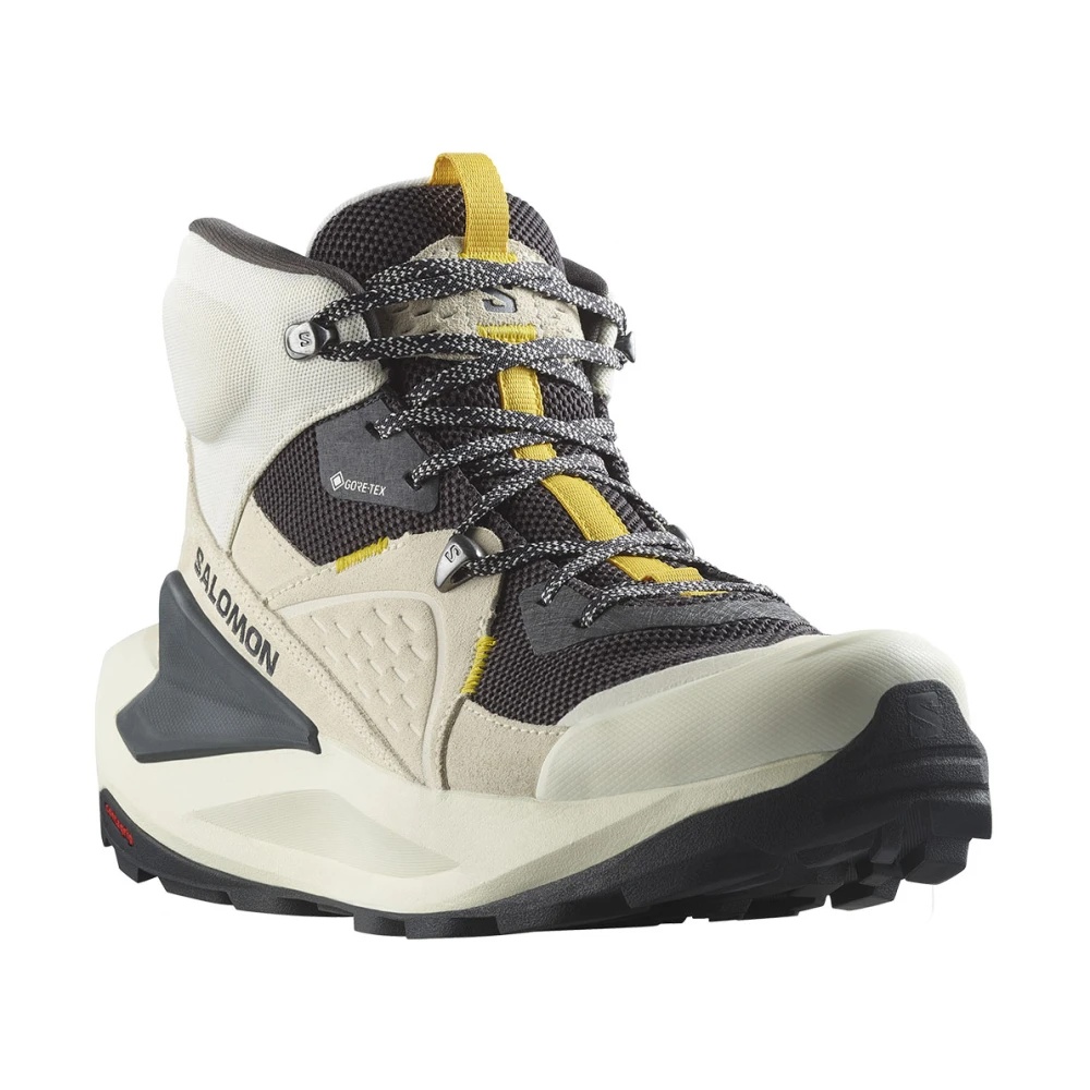 スニーカー Salomon Elixir Mid GTX W Vanilla Ice Phantom l SALOMON VANILLA ICE/PHANTOM/LEMON ELIXIR SNEAKERS | miinto