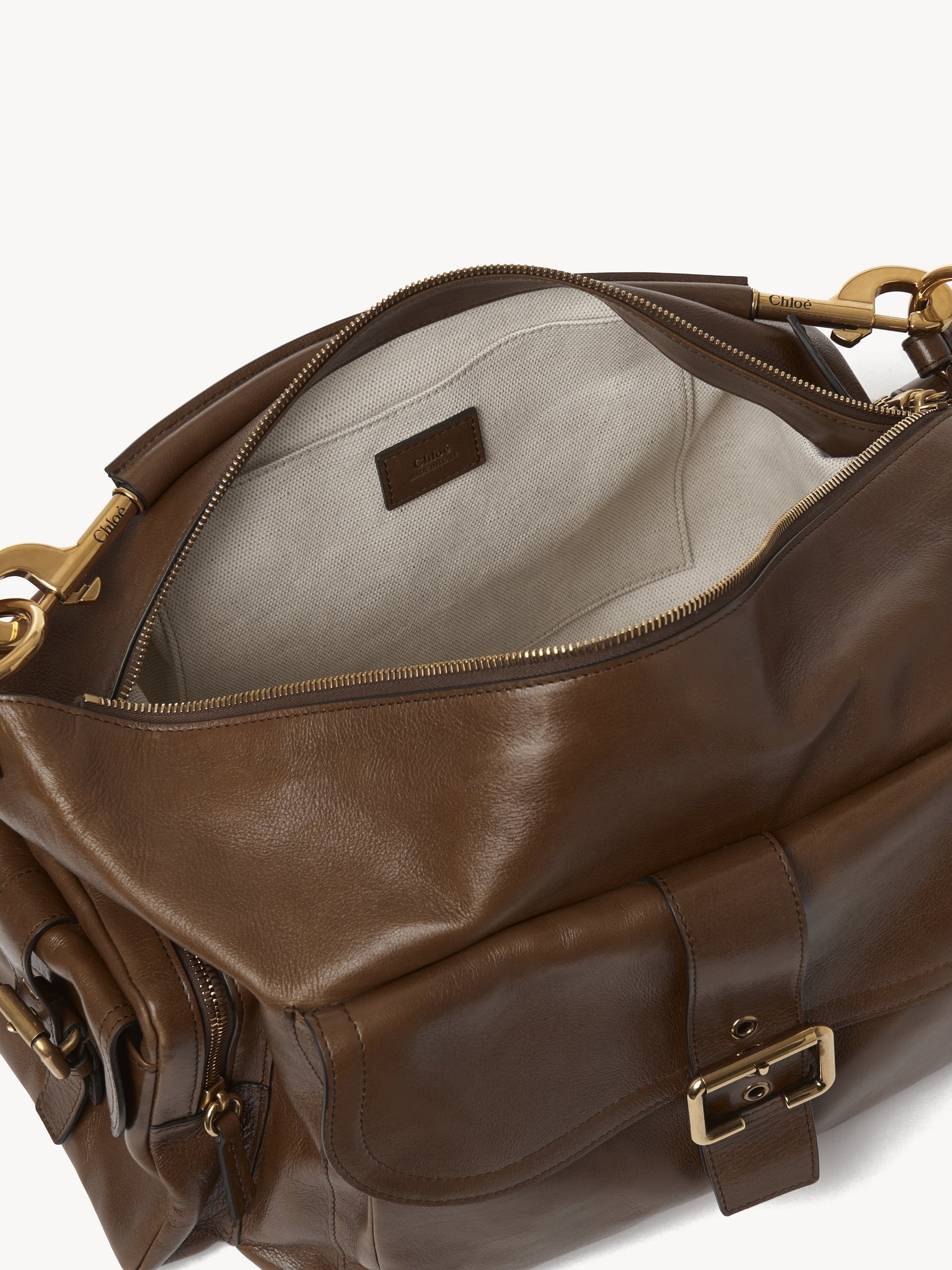 LARGE CAMERA BAG IN SOFT LEATHER - 4