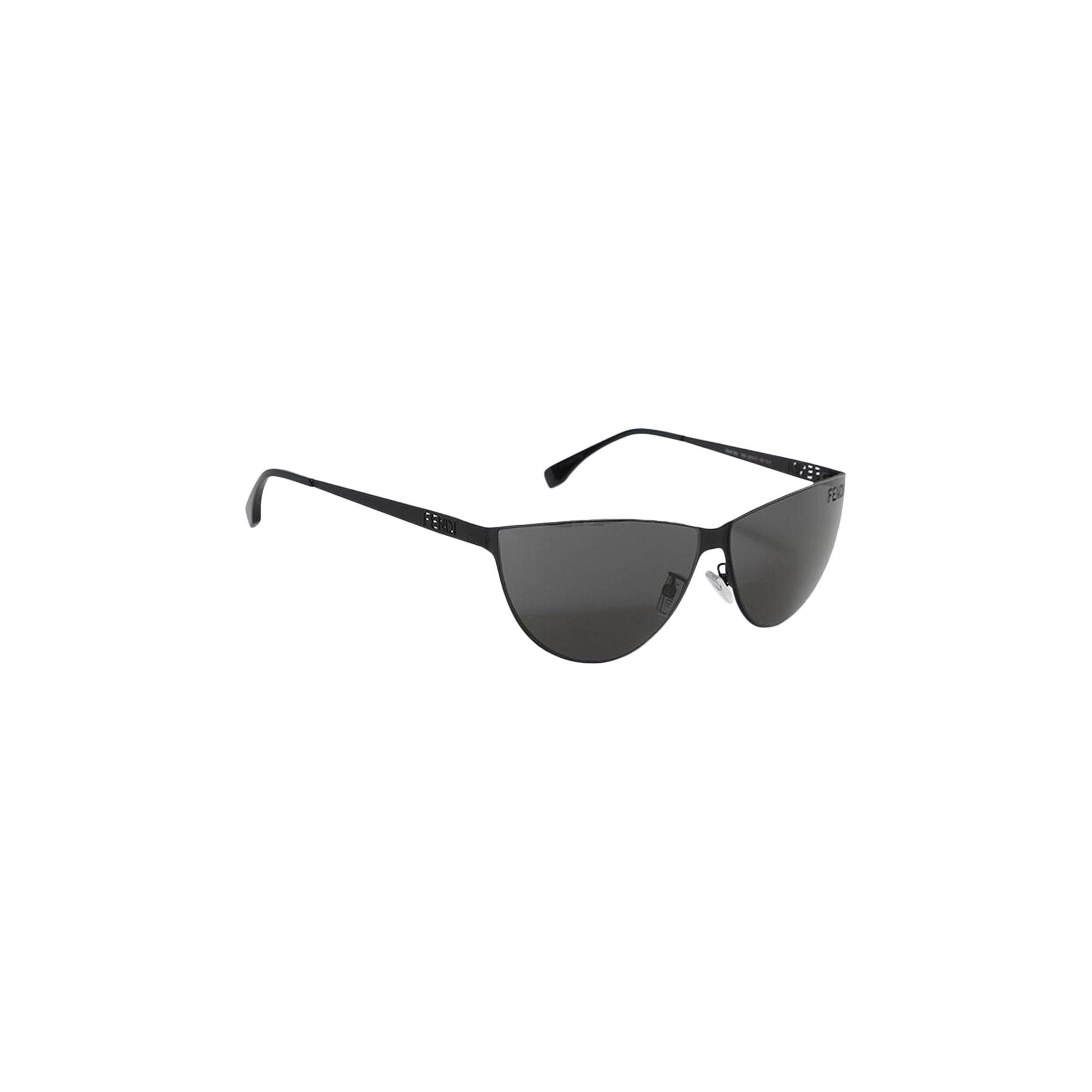 Fendi Cut-Out Sunglasses 'Matte Black/Smoke' - 2
