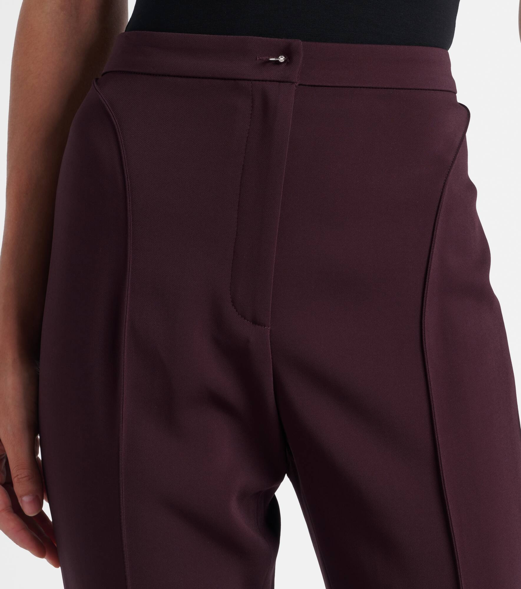 High-rise flared pants - 4