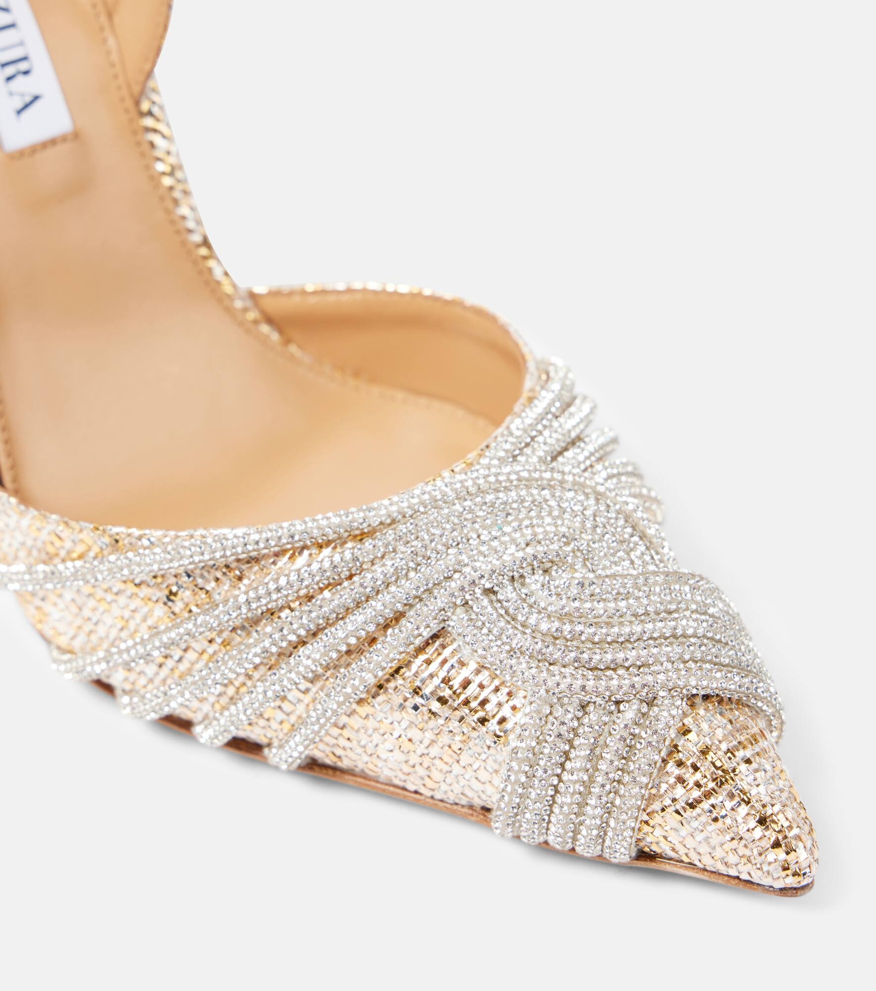 Gatsby Sling 105 embellished slingback pumps - 6