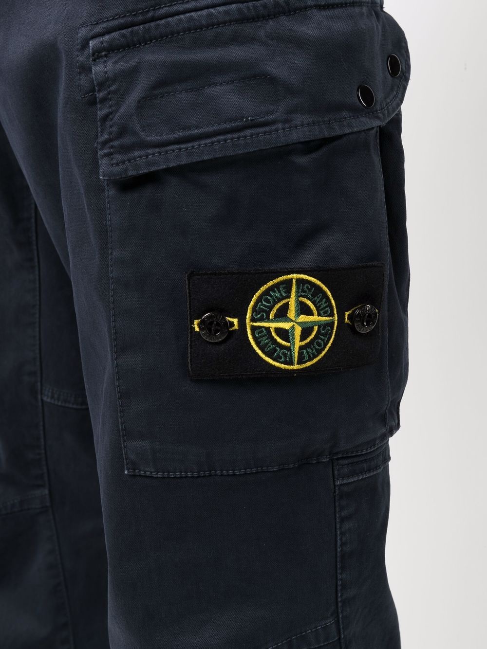 compass-badge cargo trousers - 5