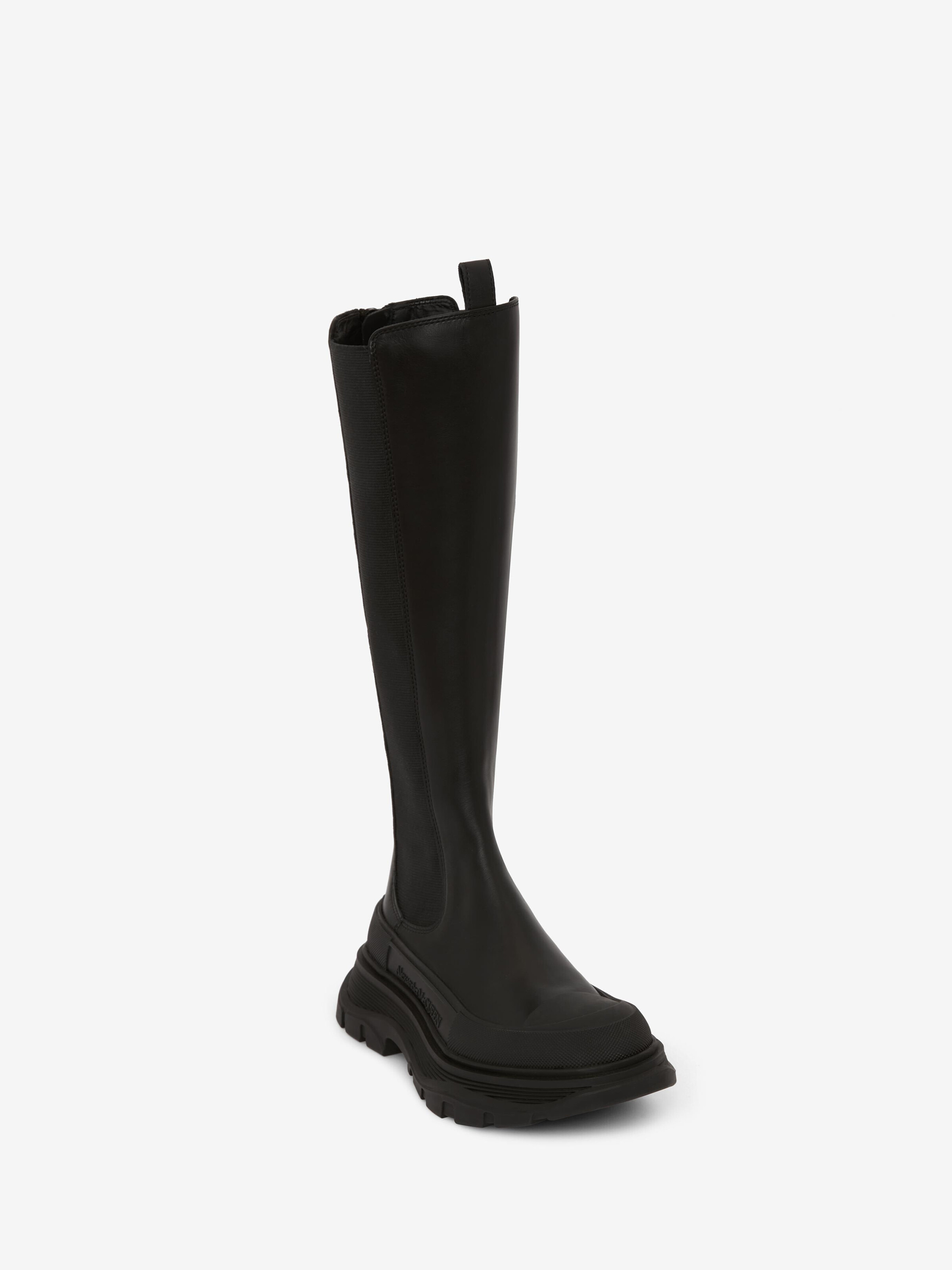 Women's Tread Slick Knee High Boot in Black - 2