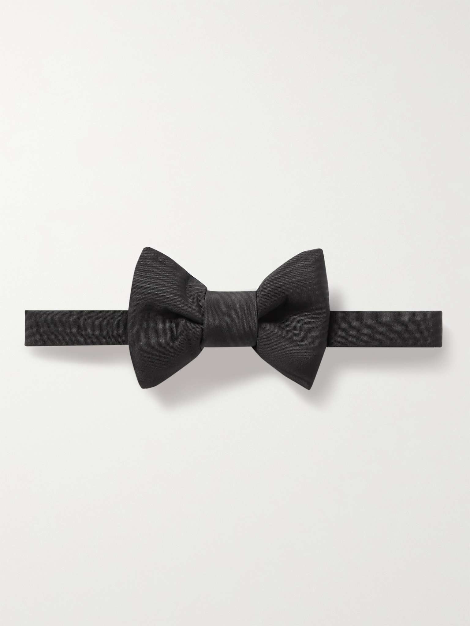 Pre-Tied Silk-Moire Bow Tie - 1