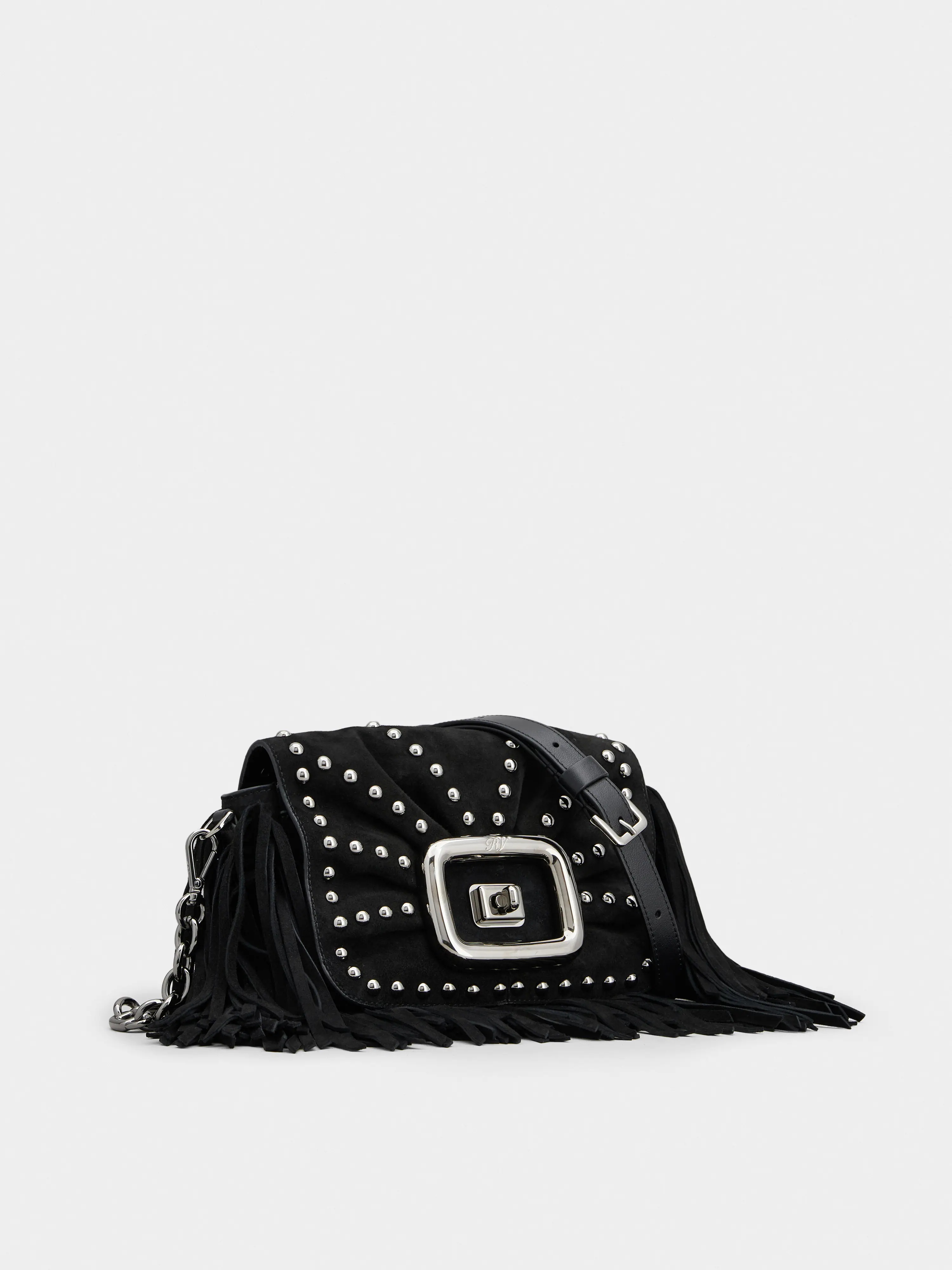 Viv' Choc Mini Bag in suede - 3
