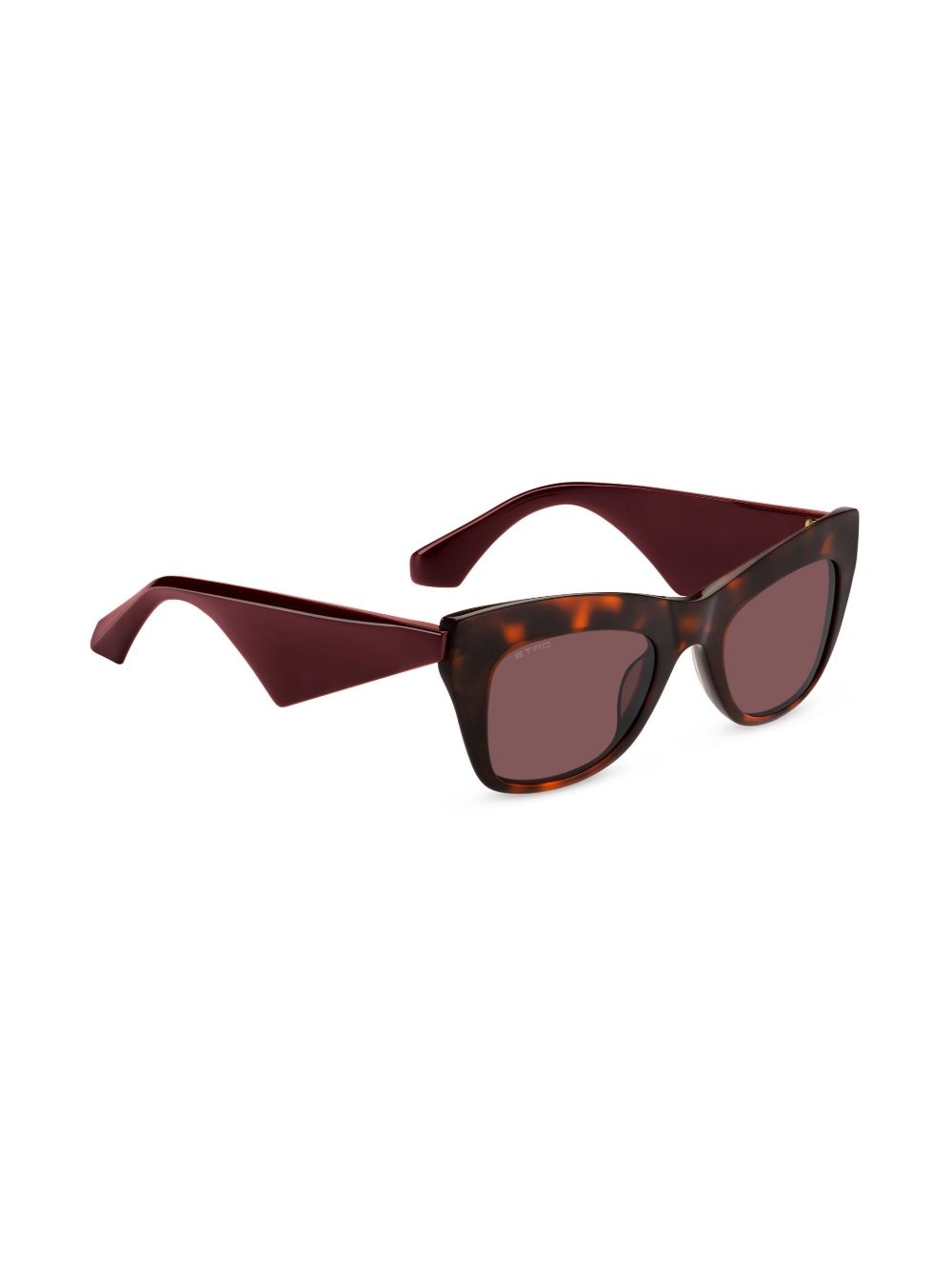 tortoiseshell-effect cat-eye sunglasses - 4