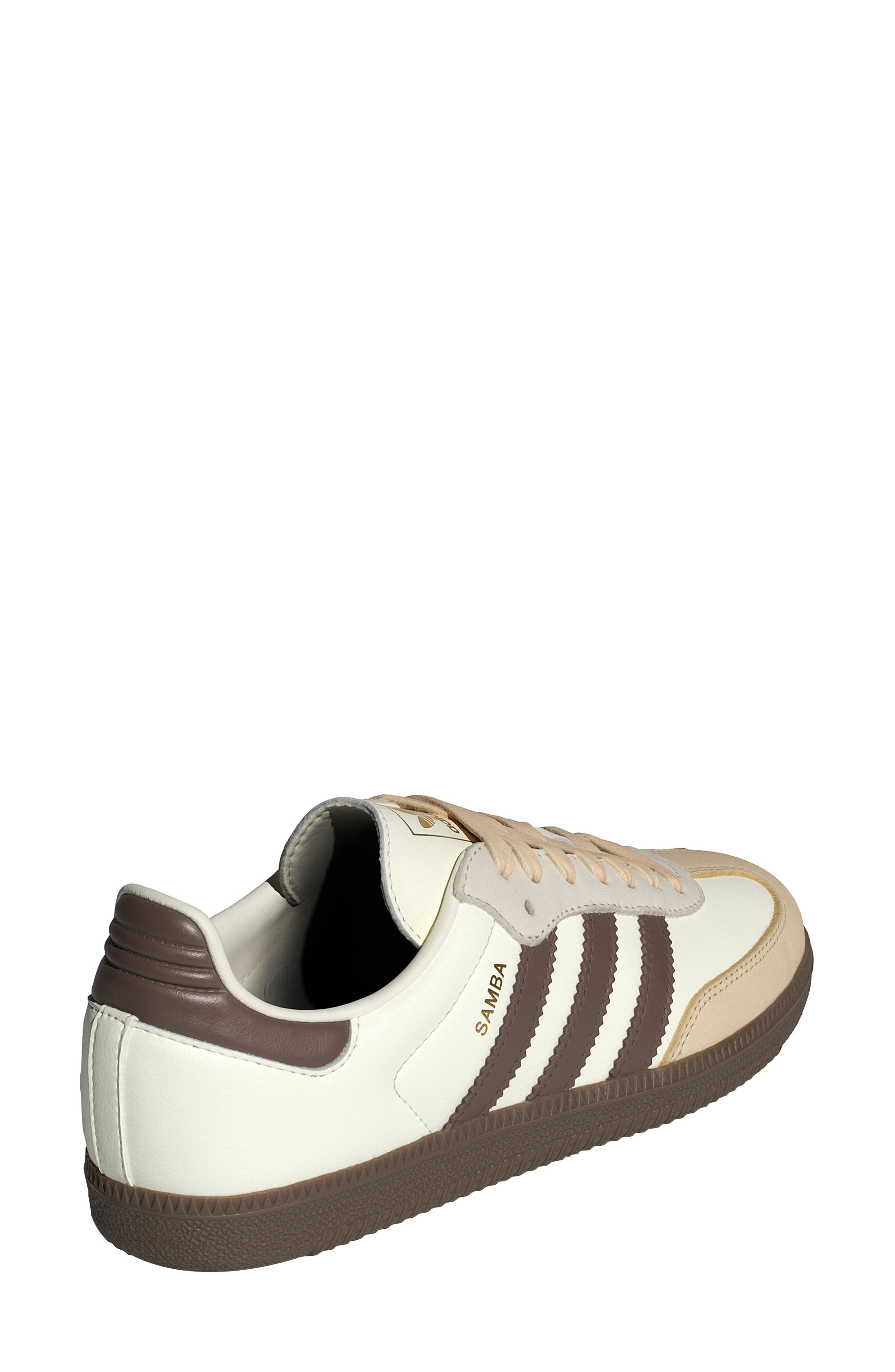adidas Gender Inclusive Samba OG Sneaker in Off White/Earth Strata/Gum at Nordstrom - 2
