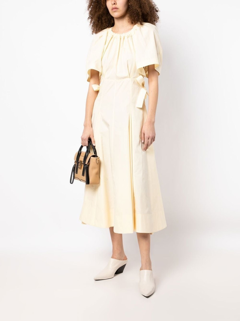 3.1 Phillip Lim ruched short-sleeved midi dress outlook
