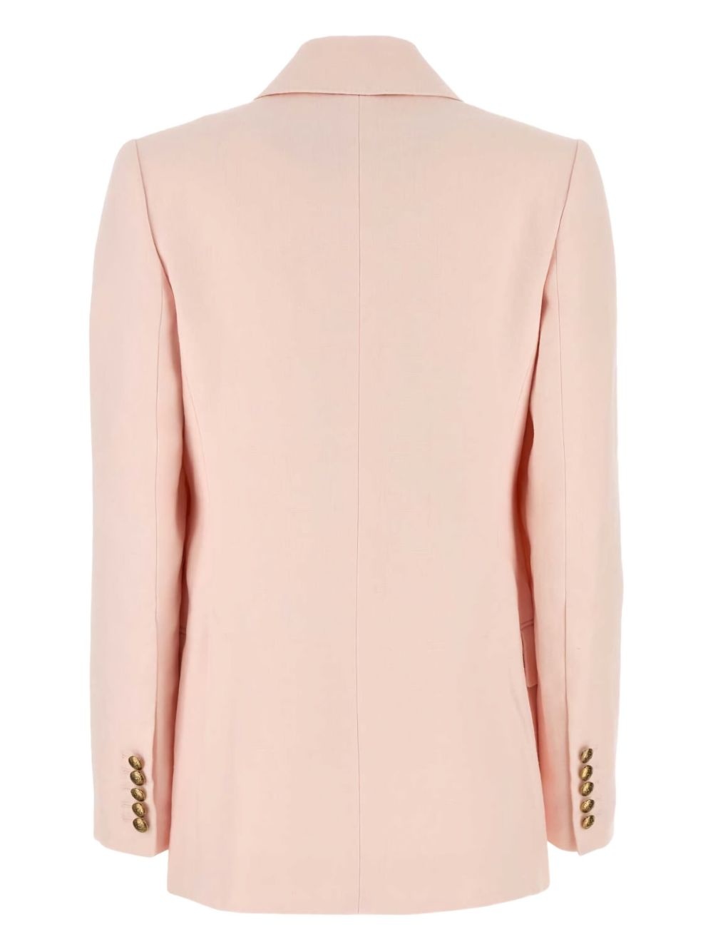 Crush double-breasted linen blazer - 2