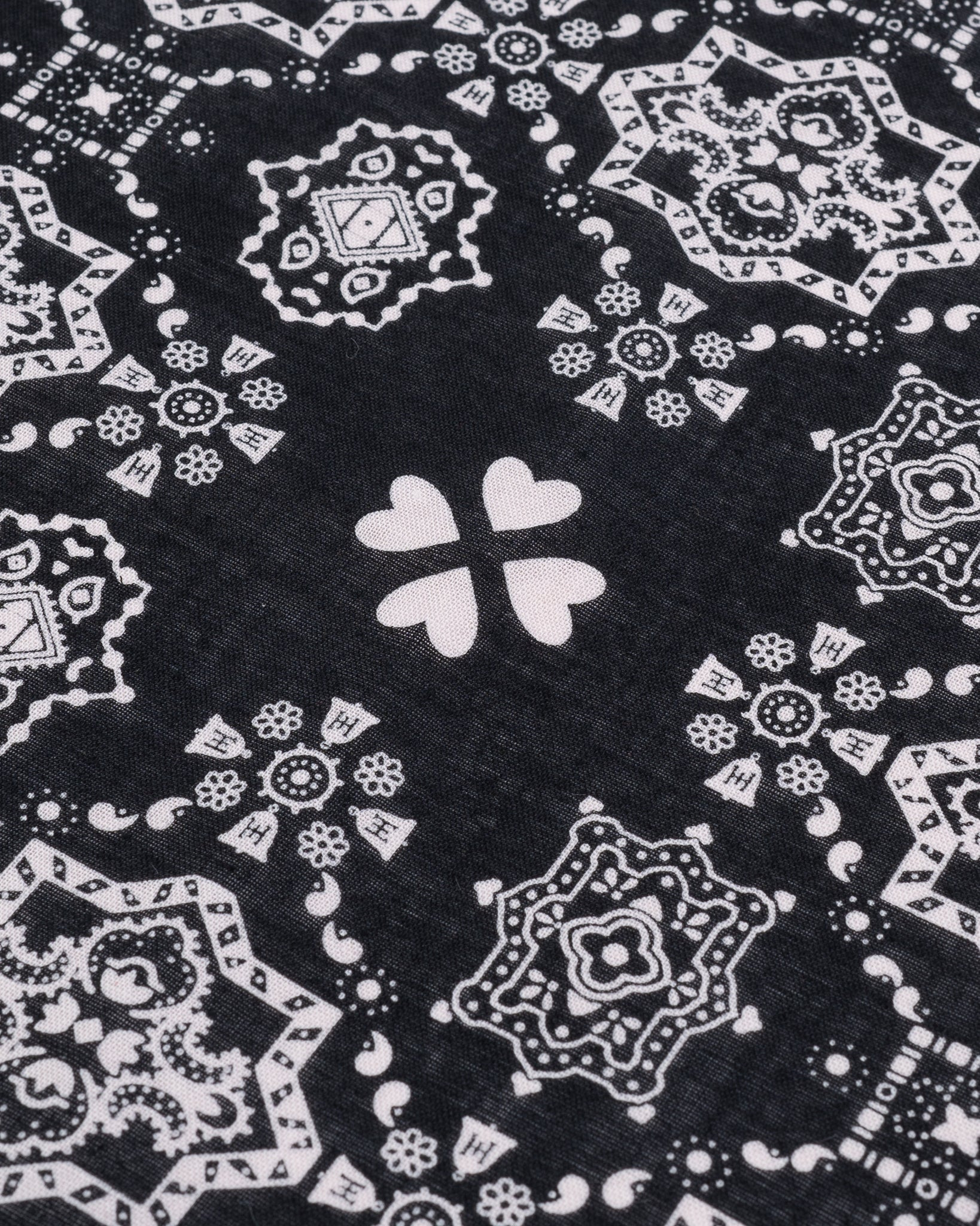 IHG-051-BLK Iron Heart “Bell” Print Bandana - Black - 3
