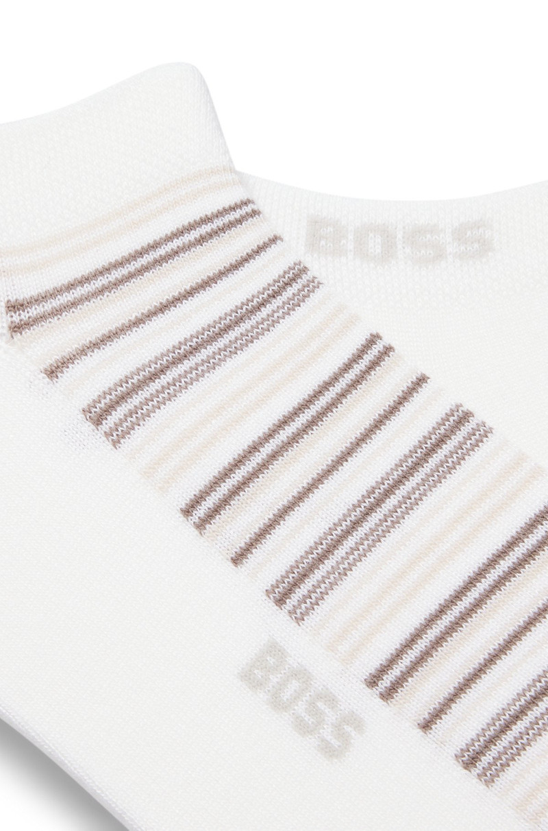BOSS THREE-PACK OF REGULAR-LENGTH SOCKS IN STRETCH FABRIC outlook