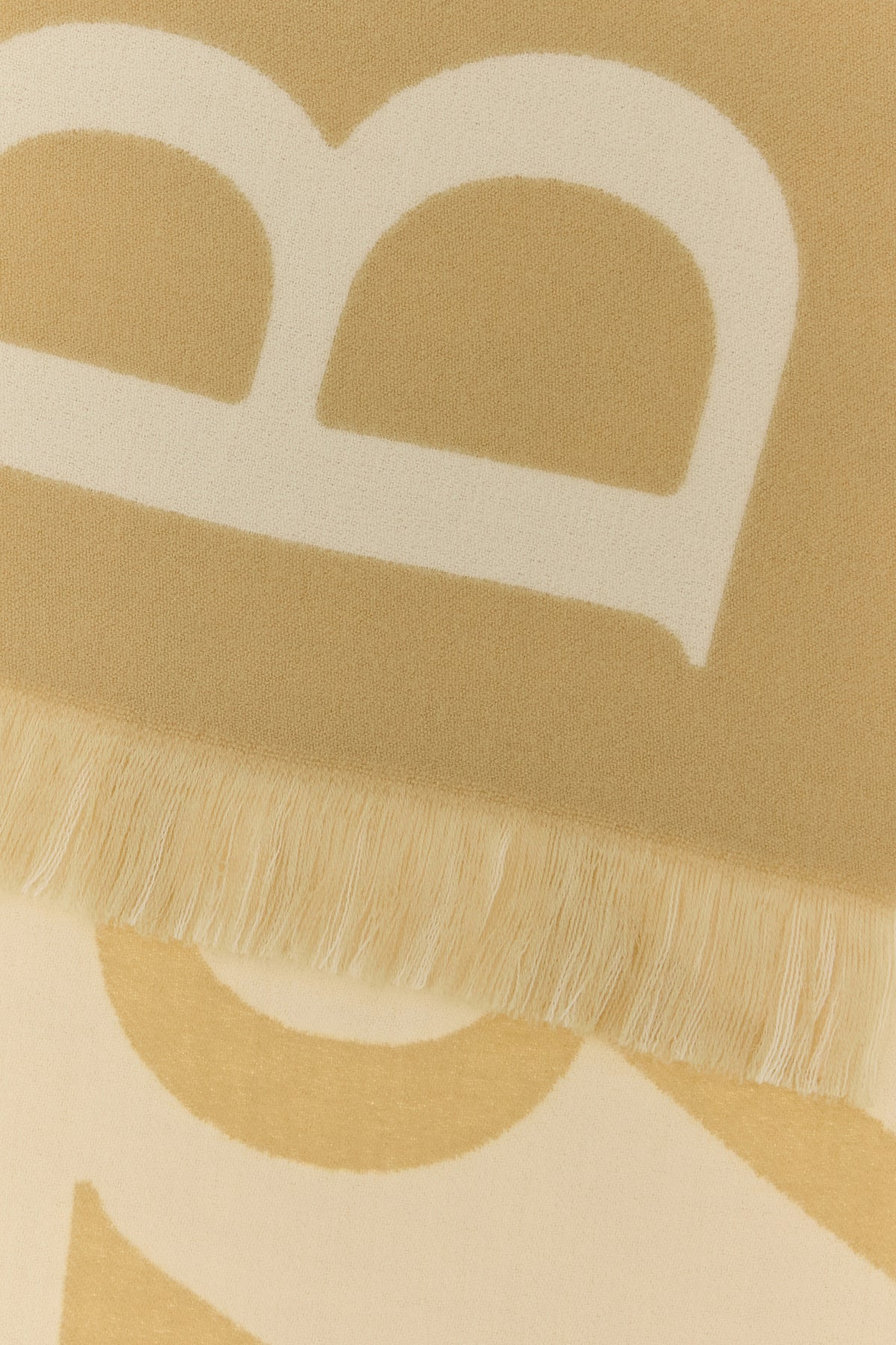 Beige wool scarf - 2