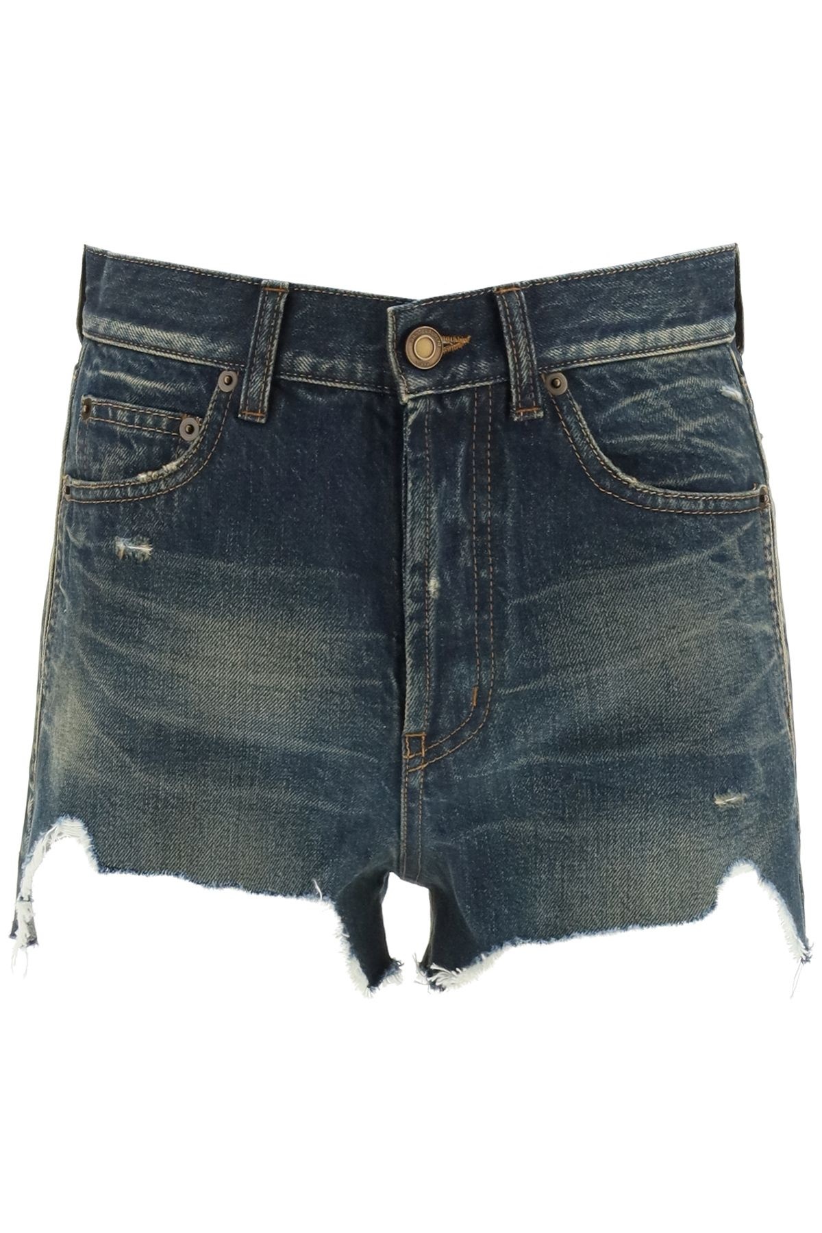 SHORT IN VINTAGE DENIM - 1