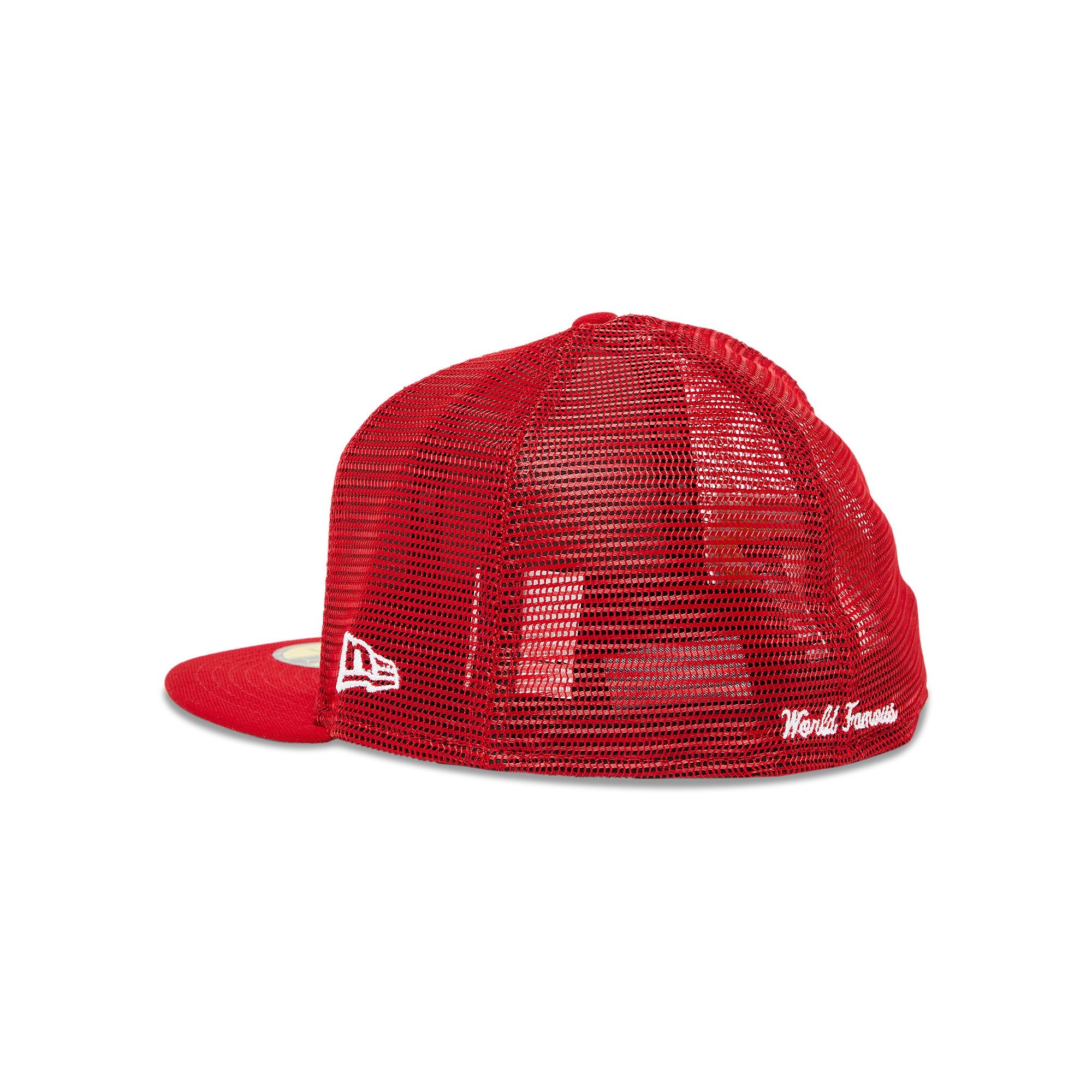 Supreme Box Logo Mesh Back New Era 'Red' - 3