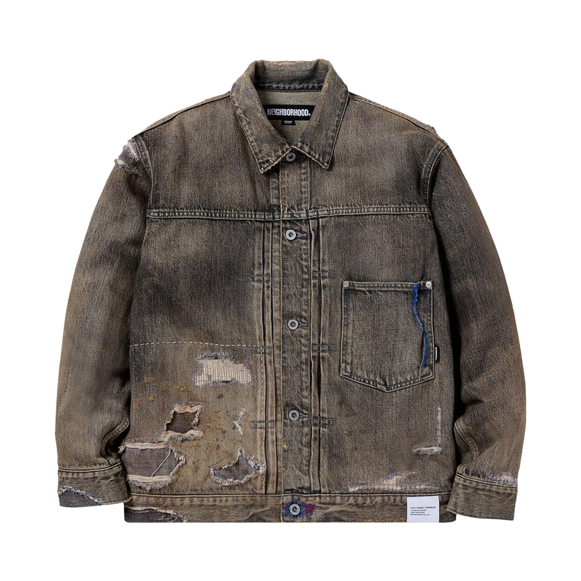 NEIGHBORHOOD Neighborhood Savage Denim Type-1 Jacket 'Black
