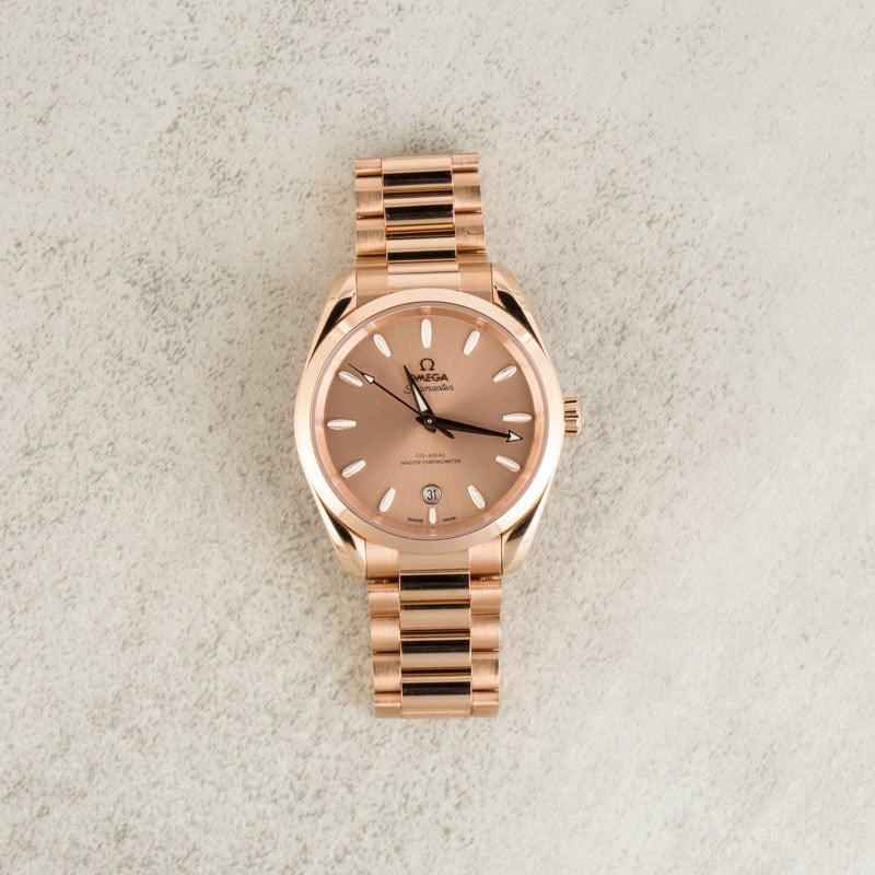 Omega Seamaster Aqua Terra Shades Sedna Gold - 6
