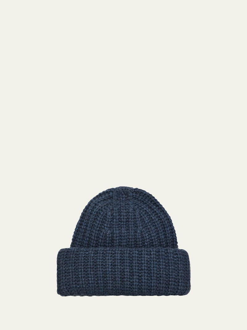 Beatris Cashmere Rib Beanie 1