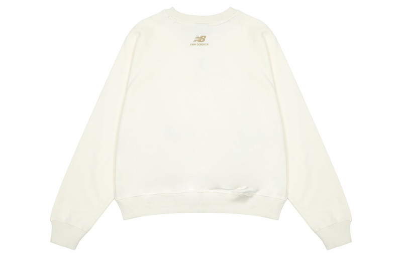 New Balance (WMNS) New Balance Casual Pocket Sweatshirt 'White Brown' AWT23320-CIC outlook