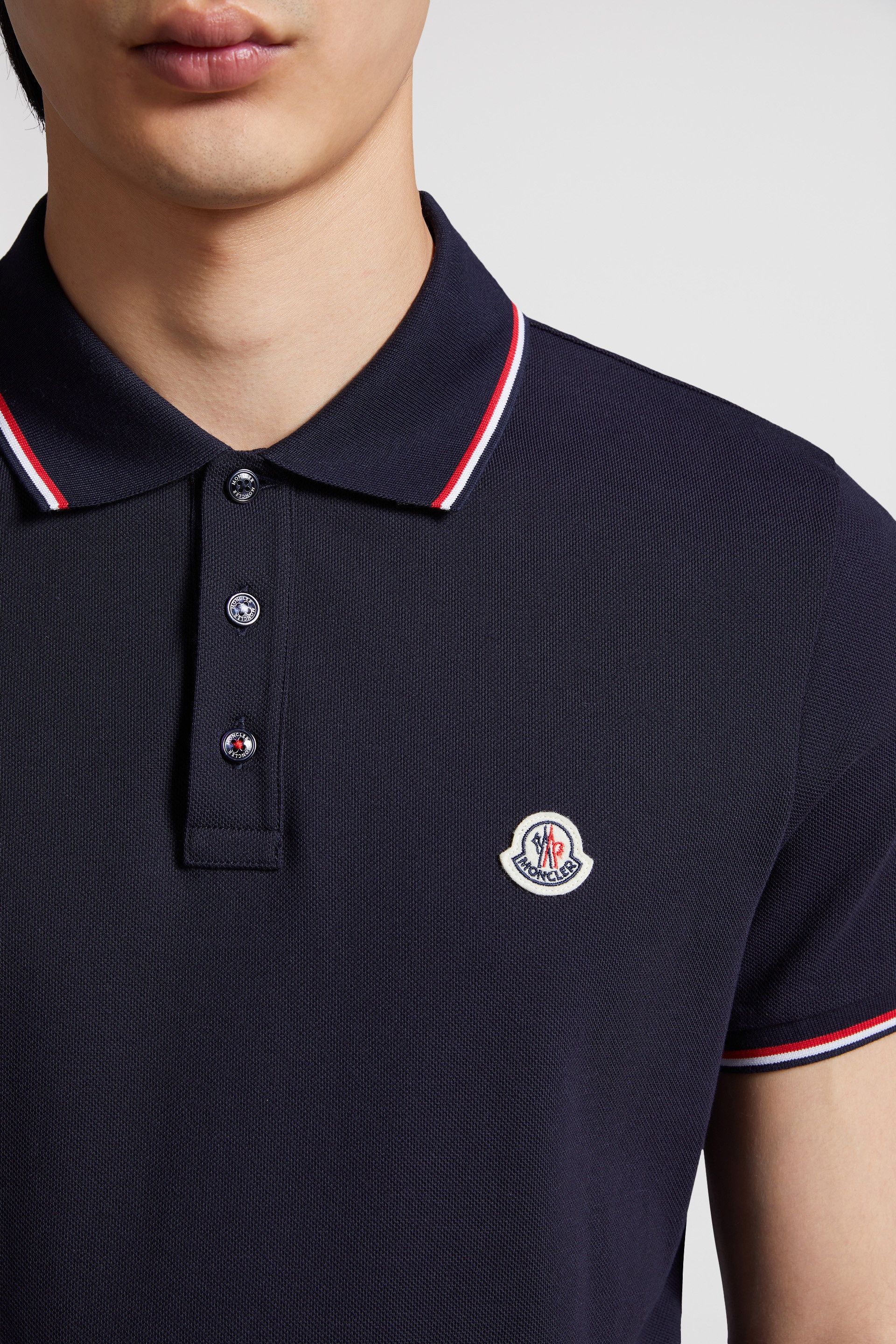 Tricolor-Trimmed Cotton Piquet Polo Shirt - 6