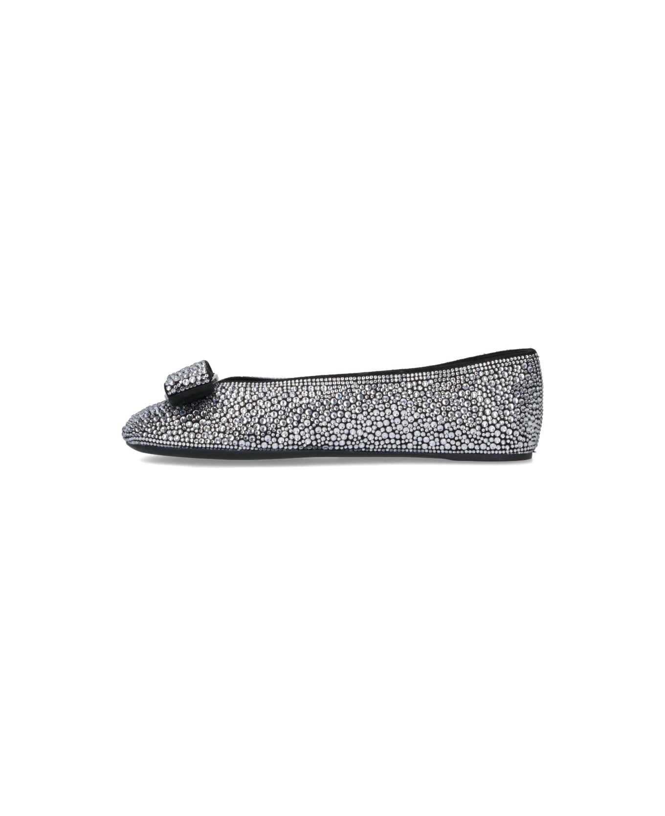 Ballet Flats With Rhinestones - 3