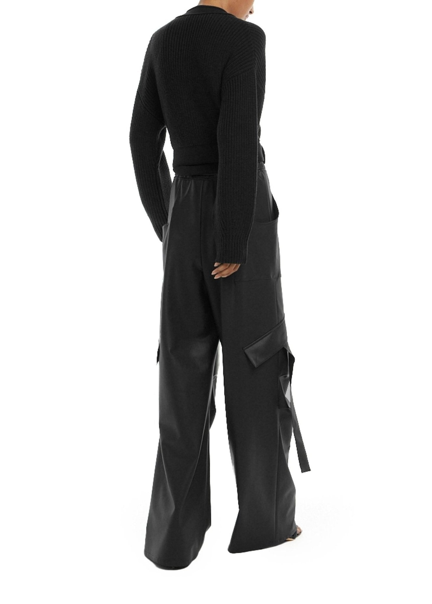 Wool Belted Cardigan - 2